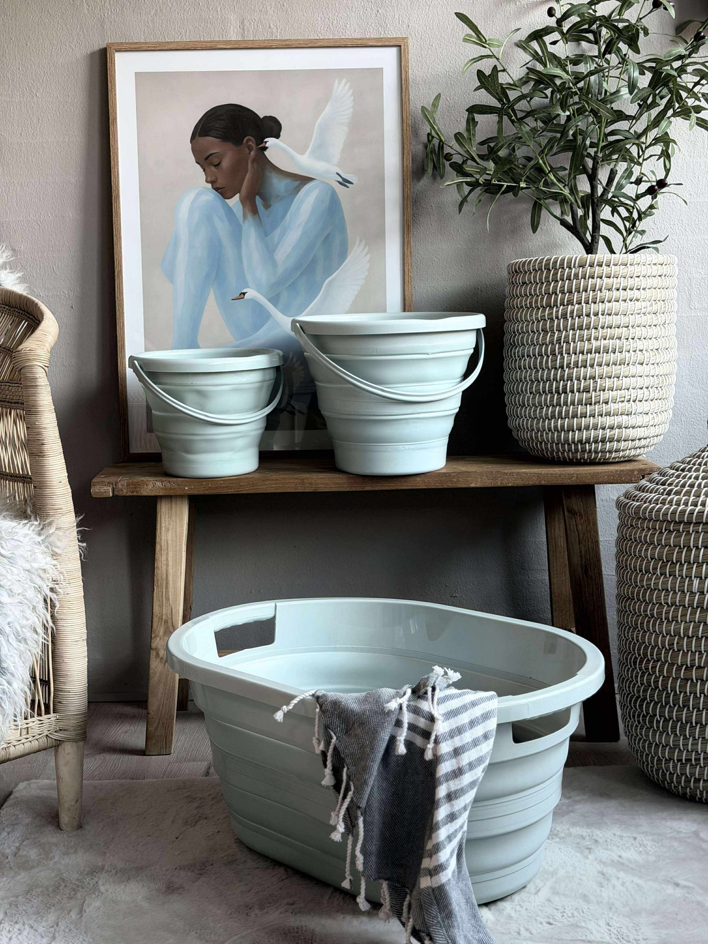 Bøtte Mint - Sammenleggbar 10 liter