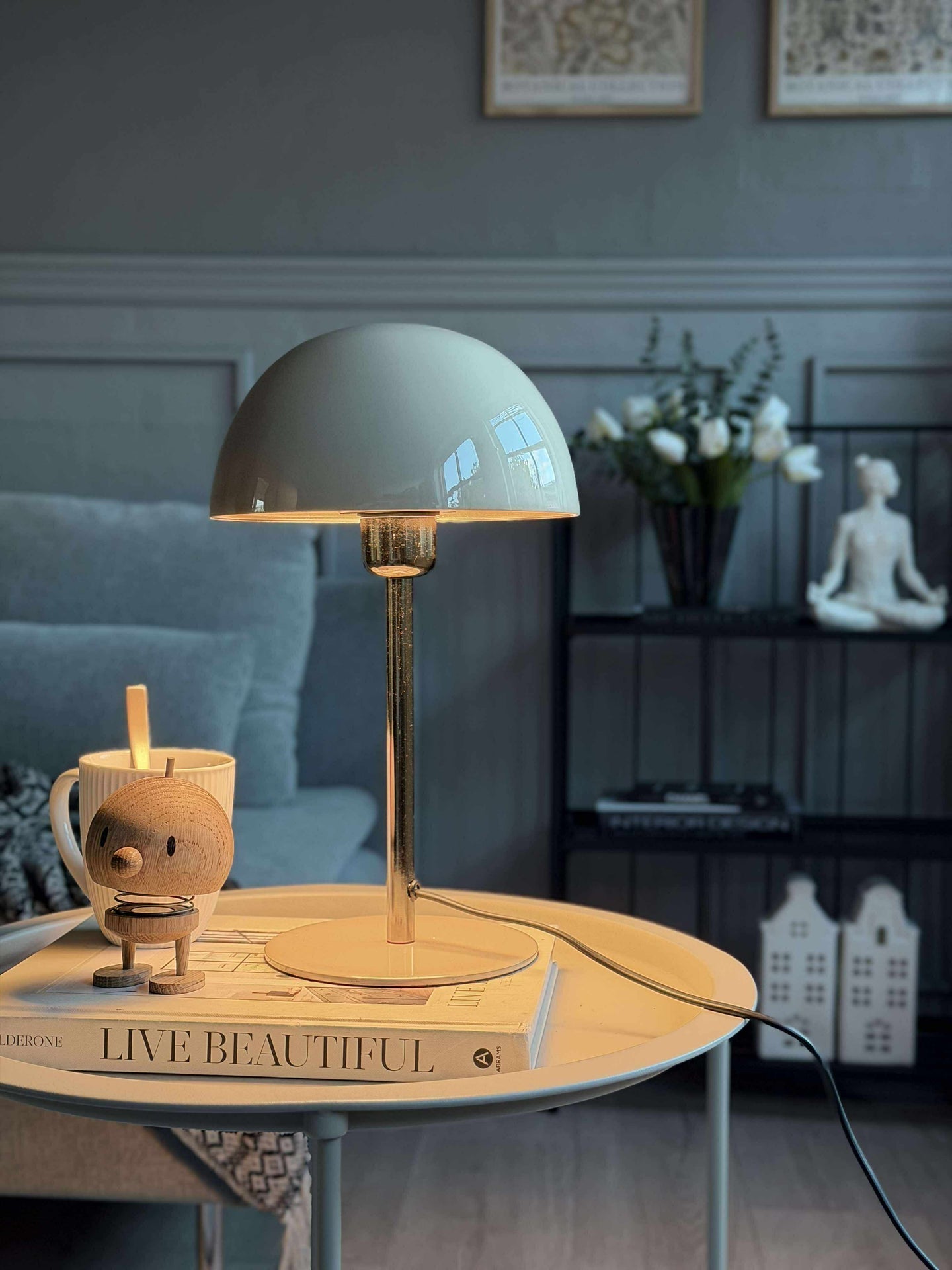 Bordlampe Sand / gull