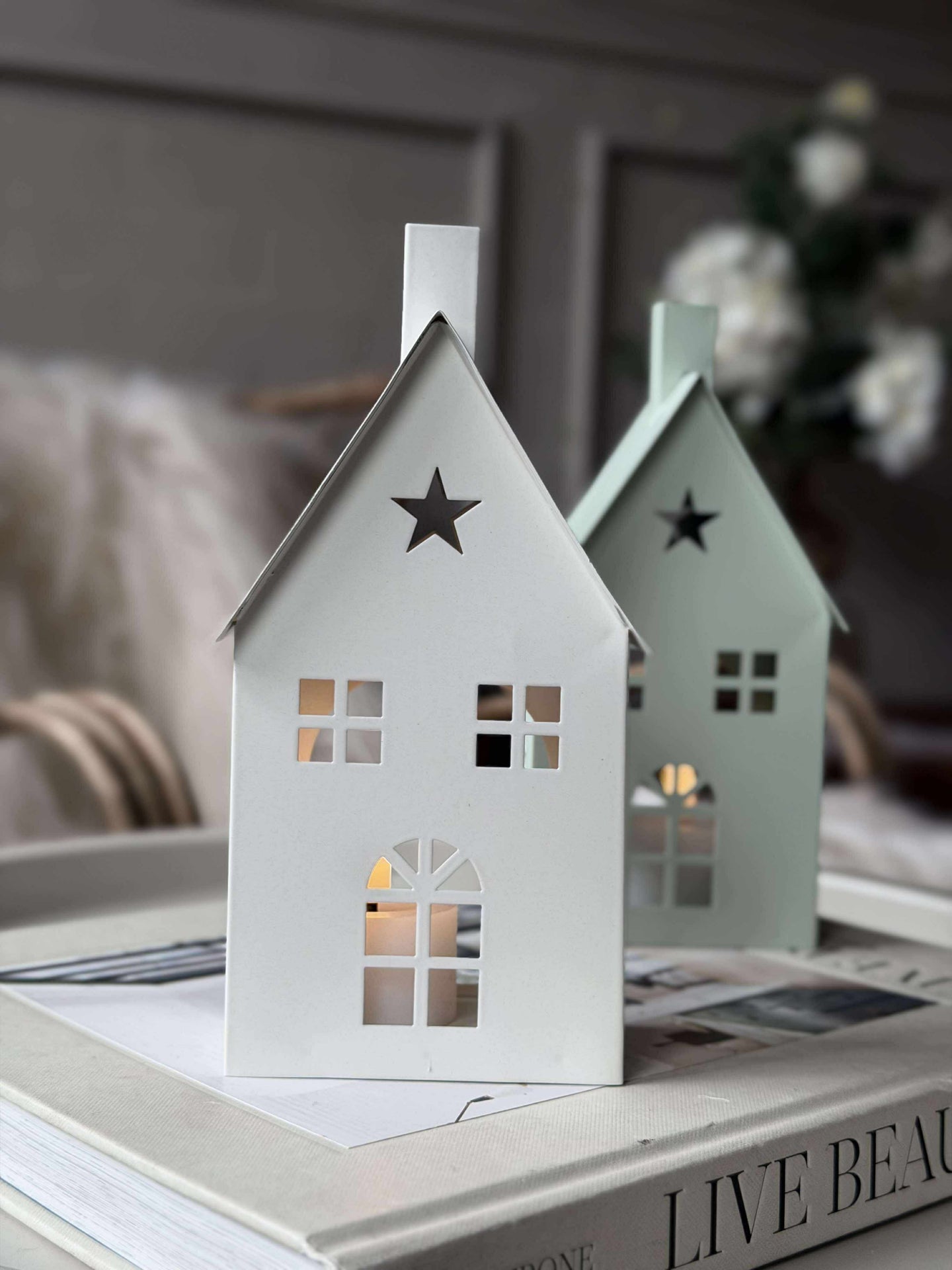 Lyslykt - Hvit eller grønn