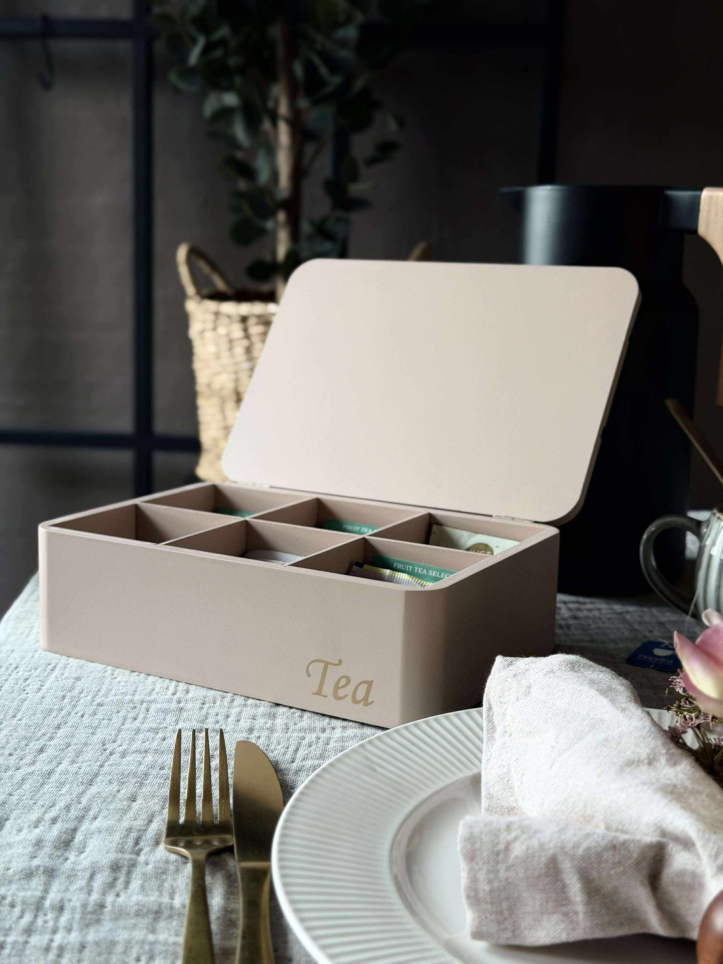 TE-kasse - Krem eller Rosa