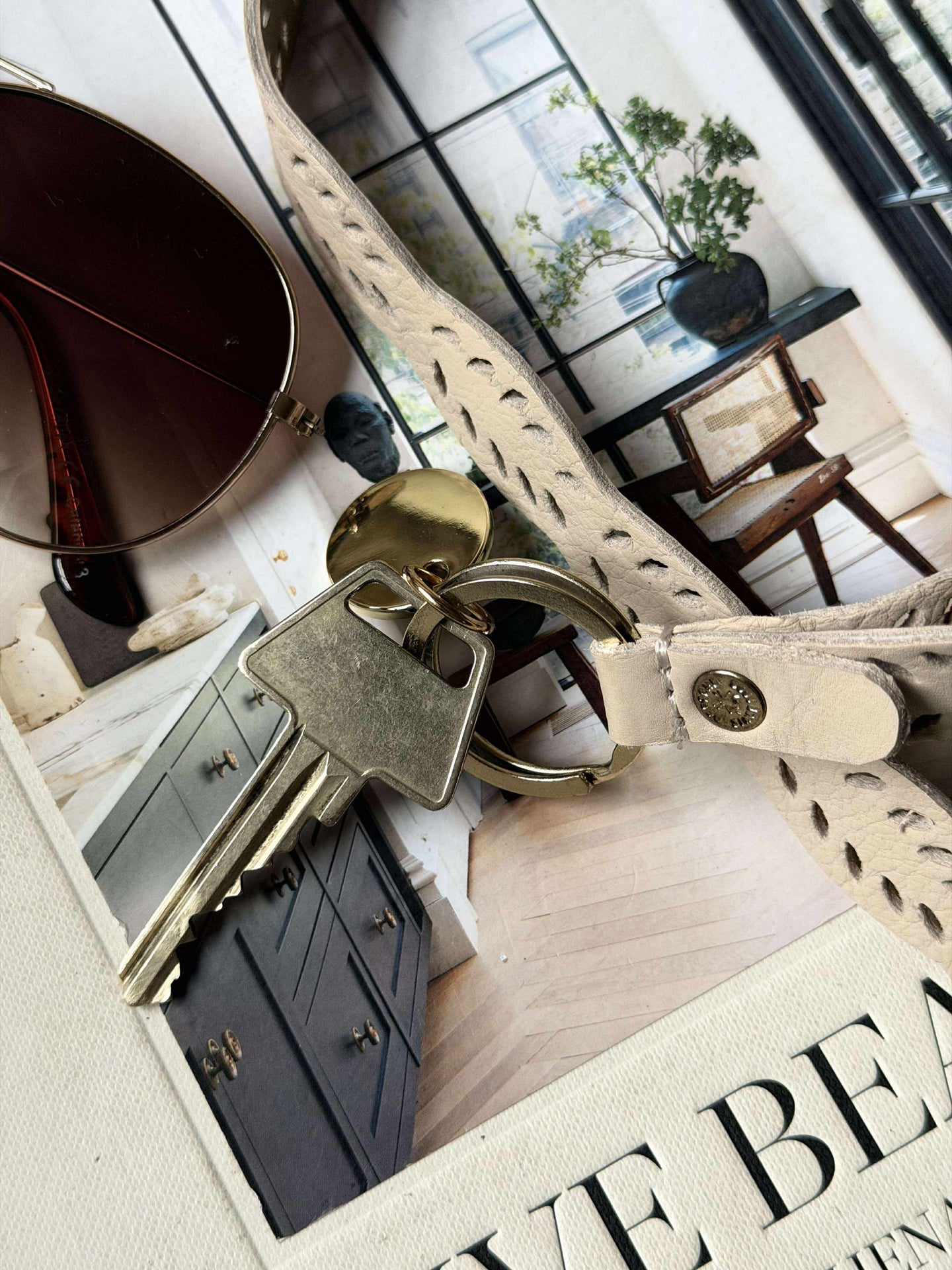 Boho keyhanger - Beige