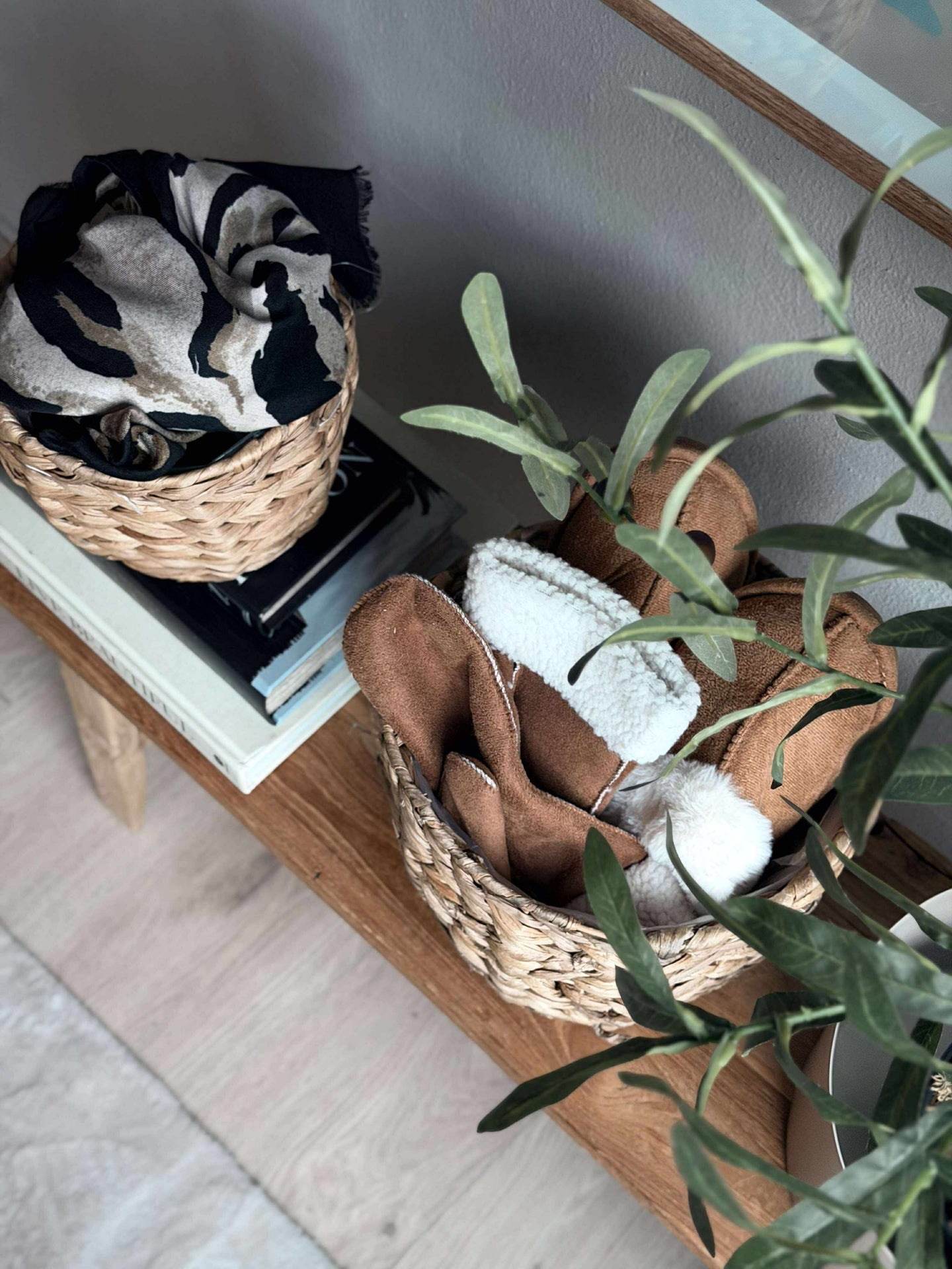 Plantekurver i vannhyasint - Sett med 2 stk.
