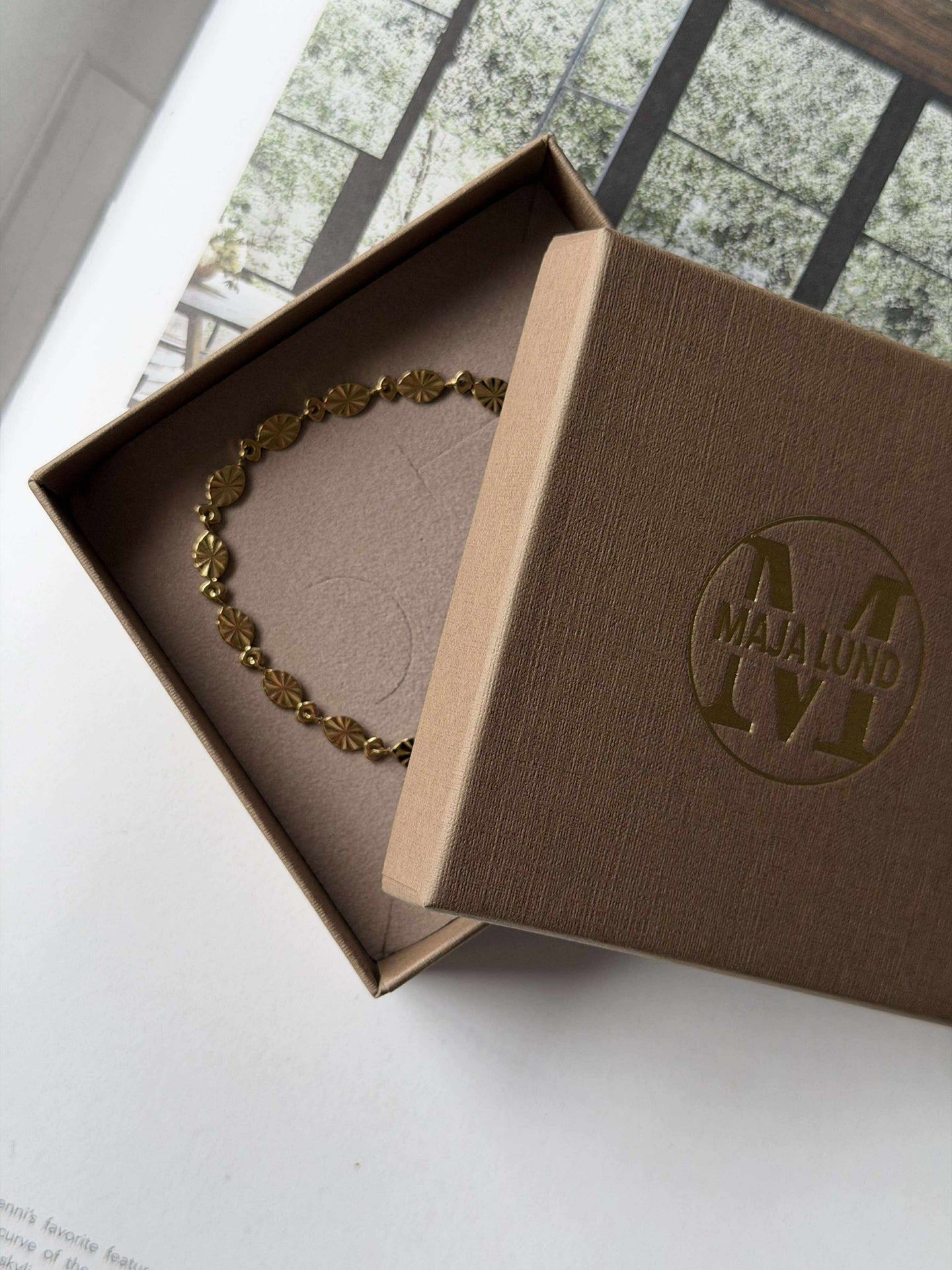 Armbånd Liva - forgylt