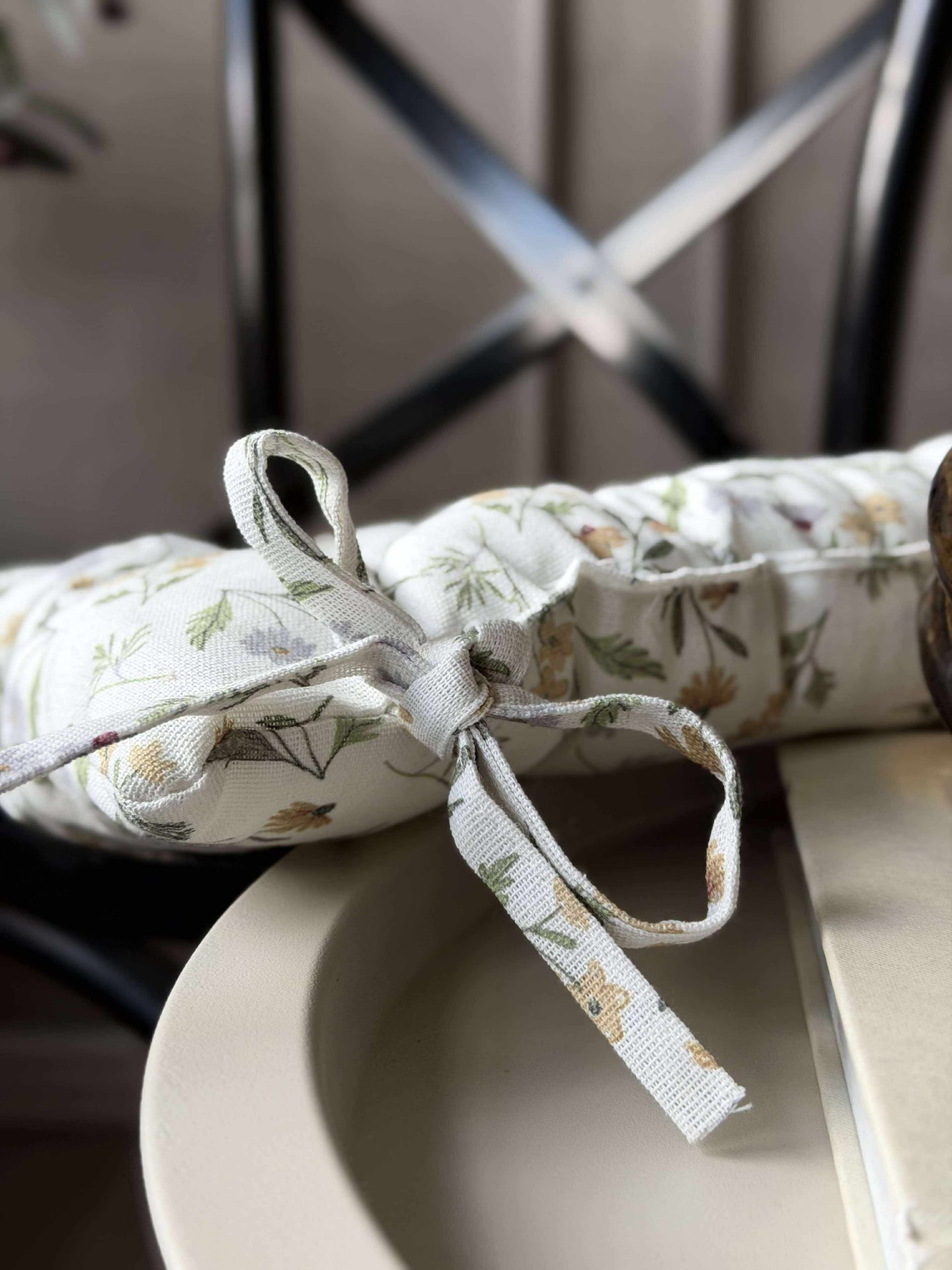 Pute med fyll - Blomster