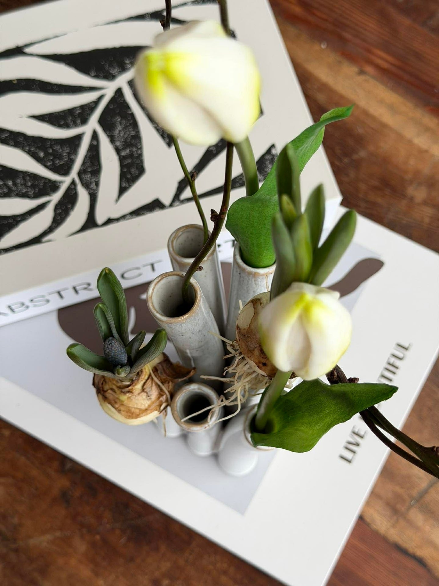 Vase Round Hvit