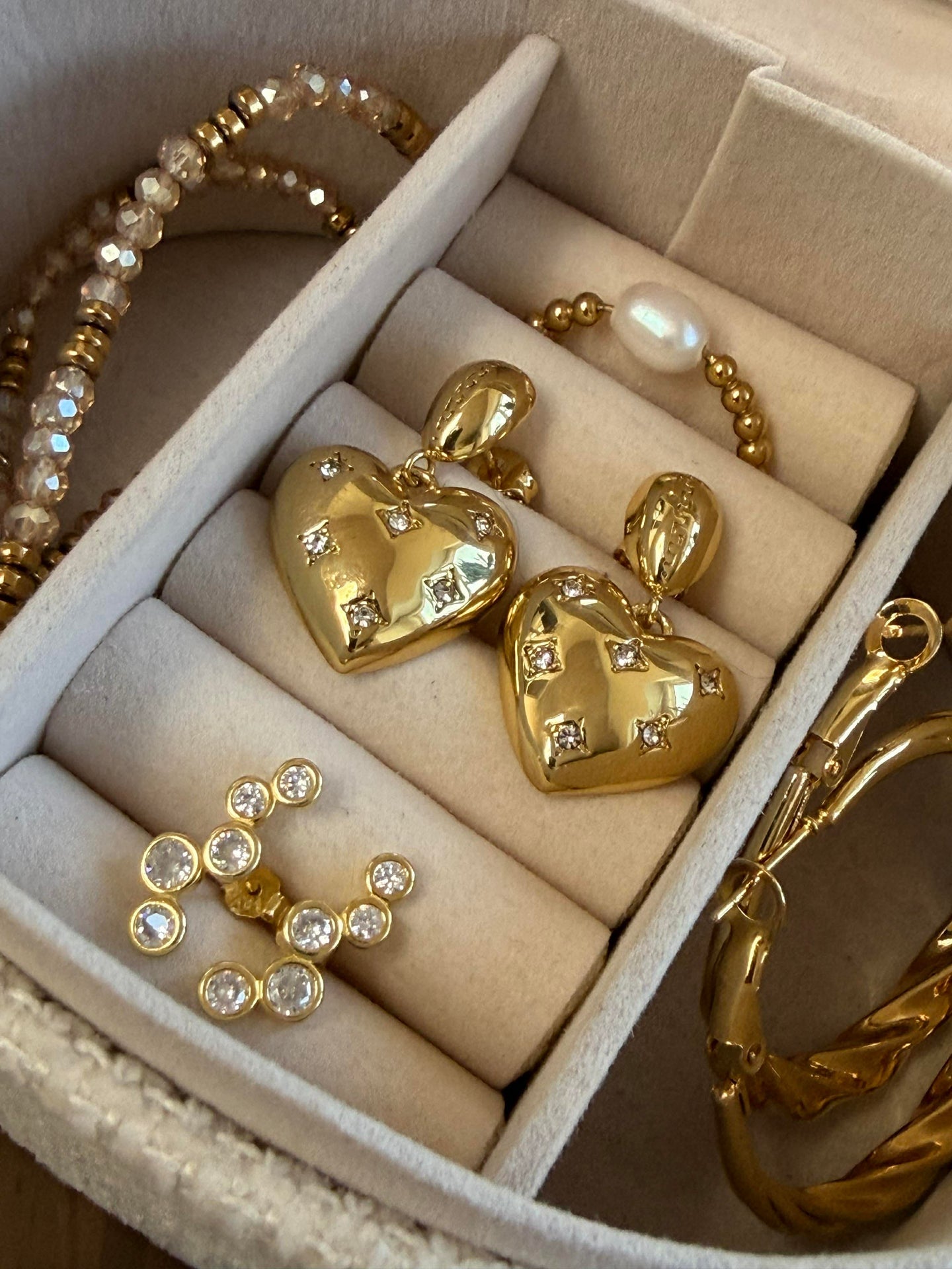 Øreringer Mimi – Forgylt