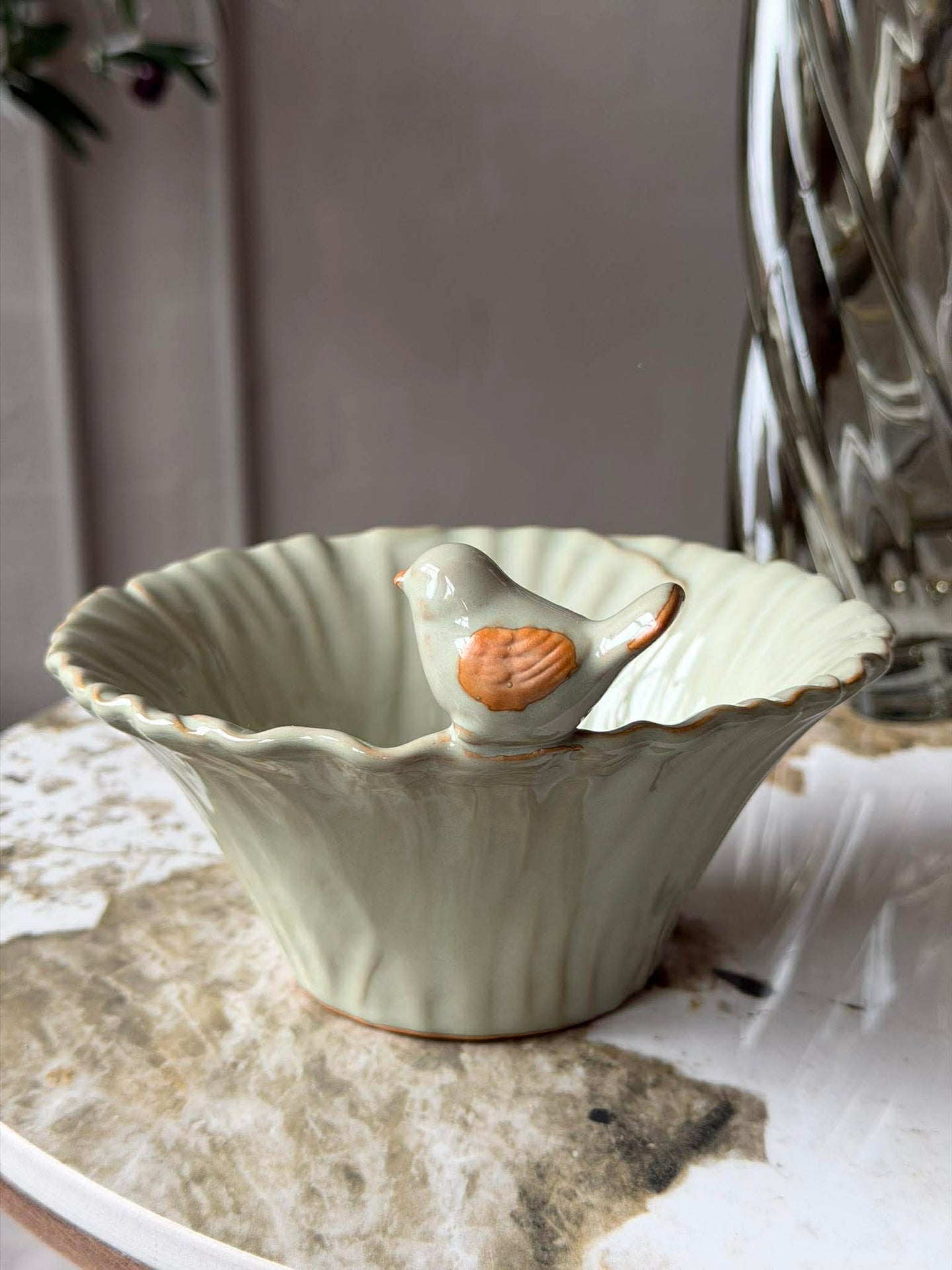 Skjuler med fugl - Grønn