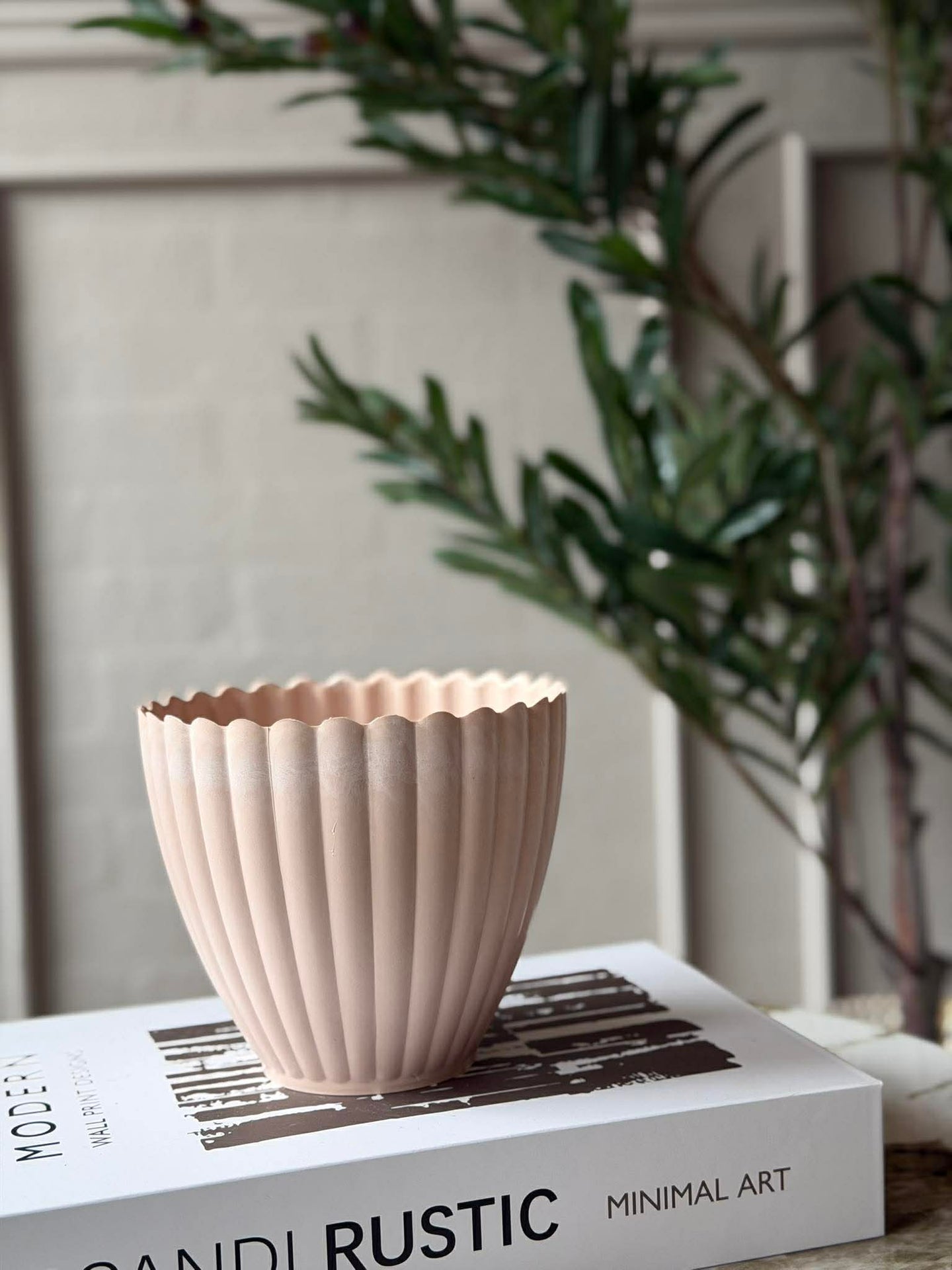 Potte i betong-look - Lille Rosa