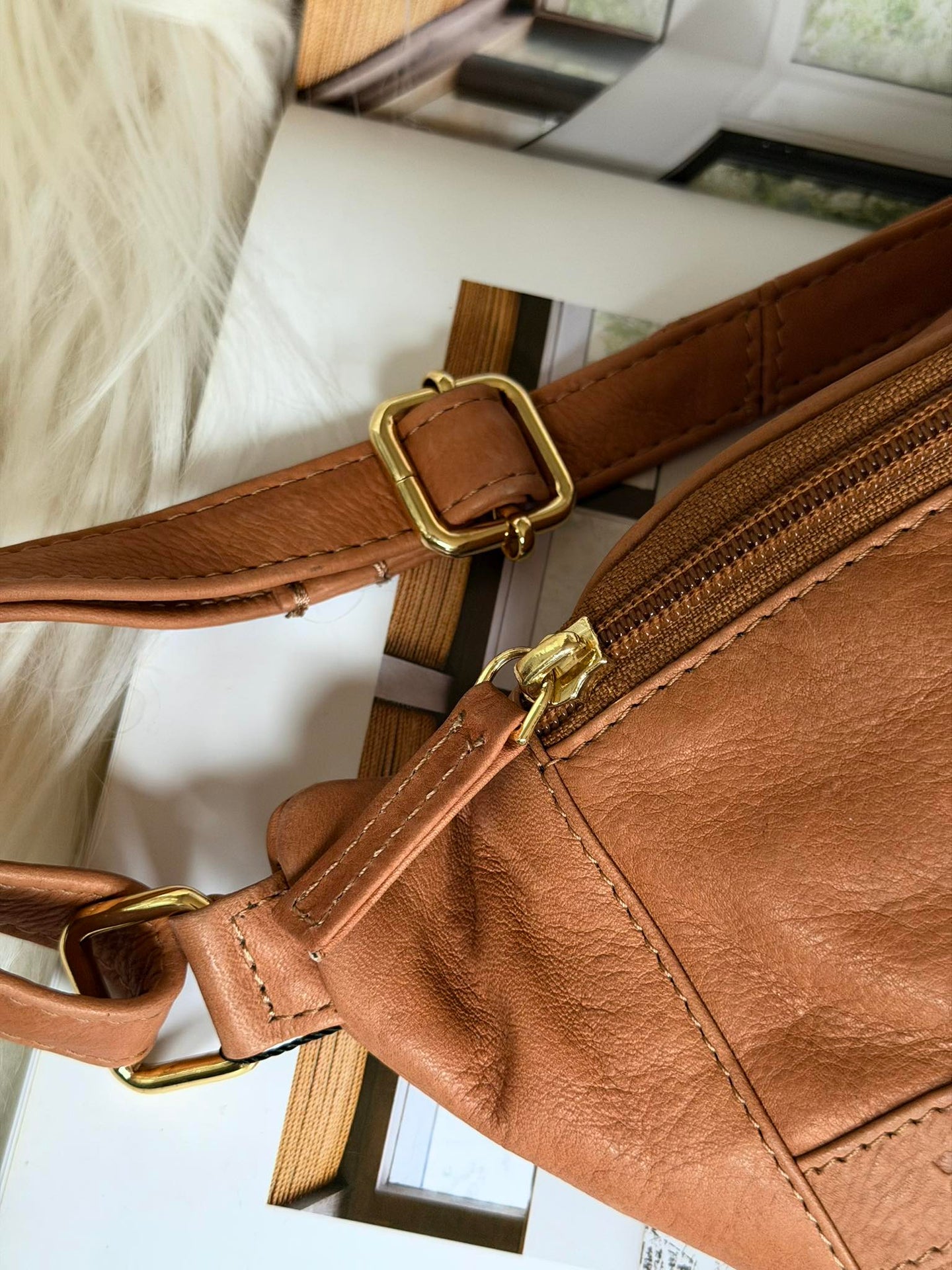 Bumbag Misse - Cognac / Gull