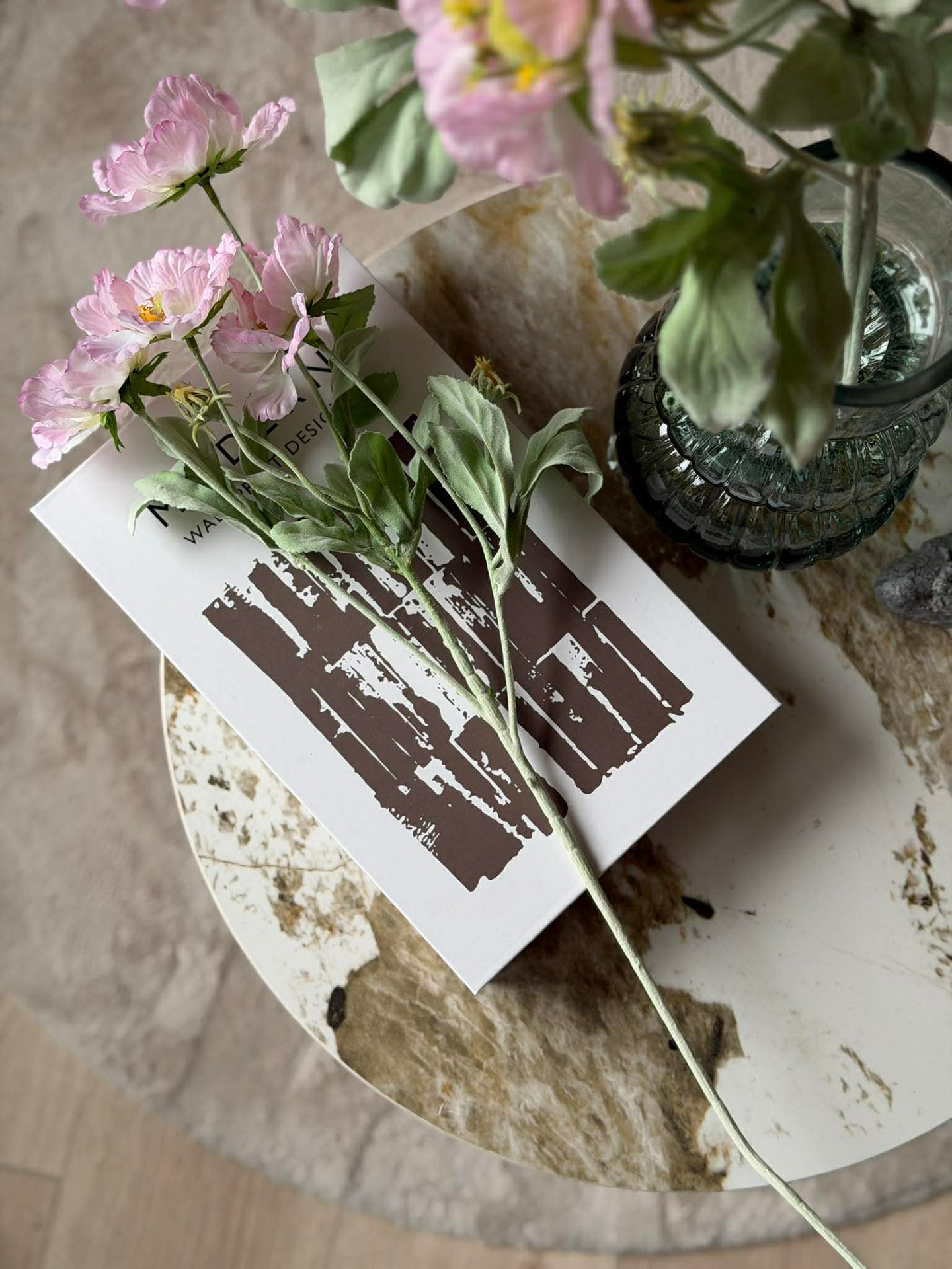 Valmue stilk 62 cm - Rosa