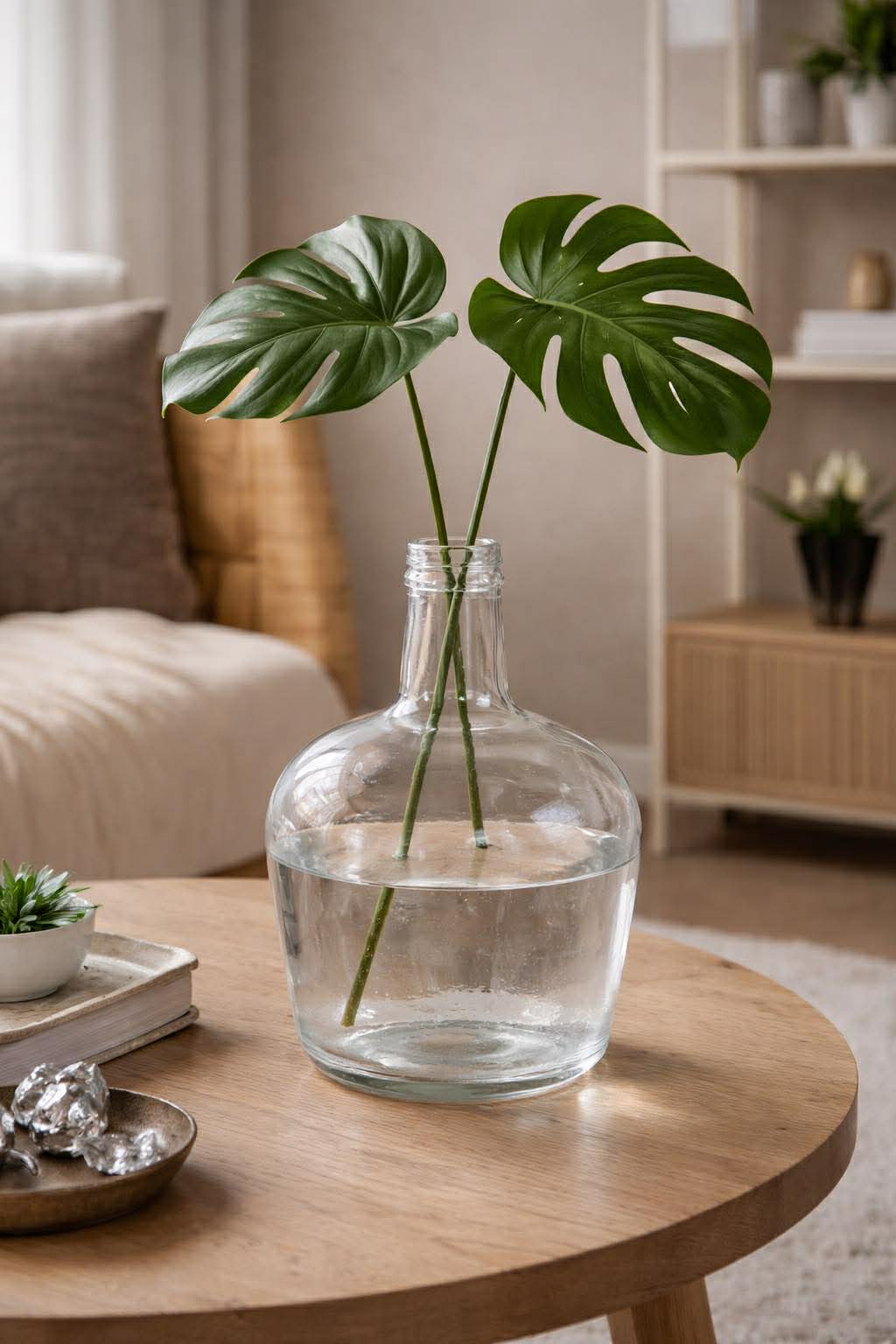 Vase av resirkulert glass