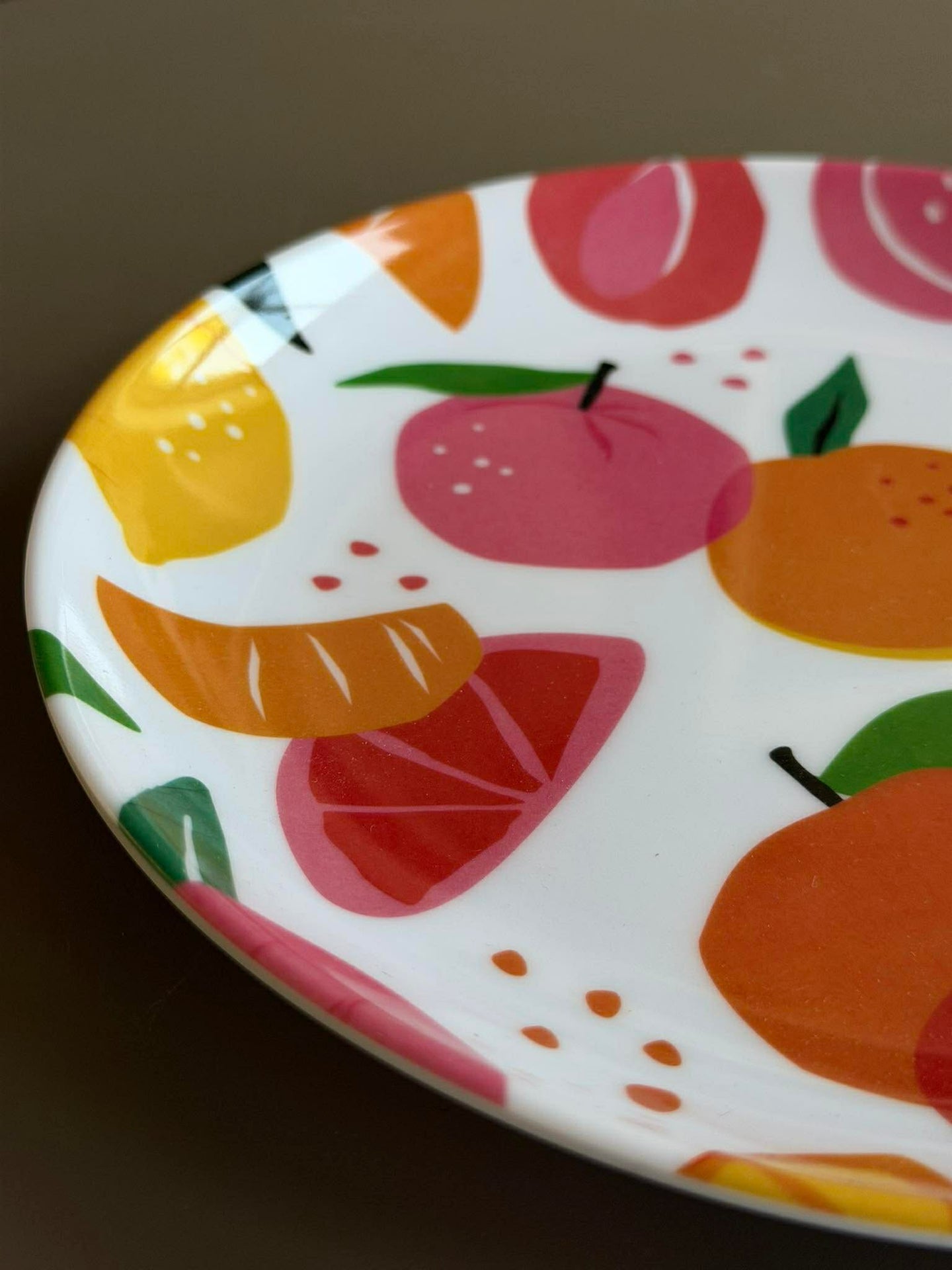 Tallerken Melamin - Fruit