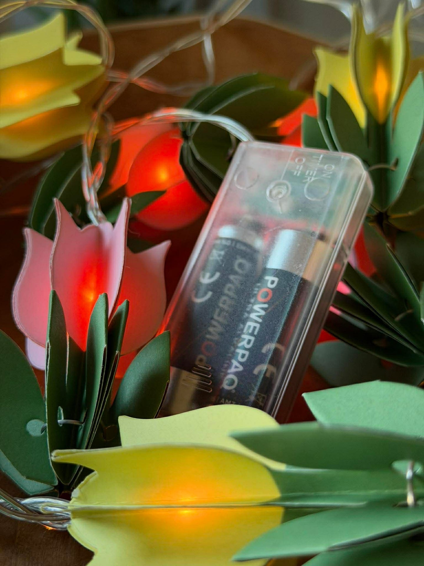 LED Lyskjede - Blomster