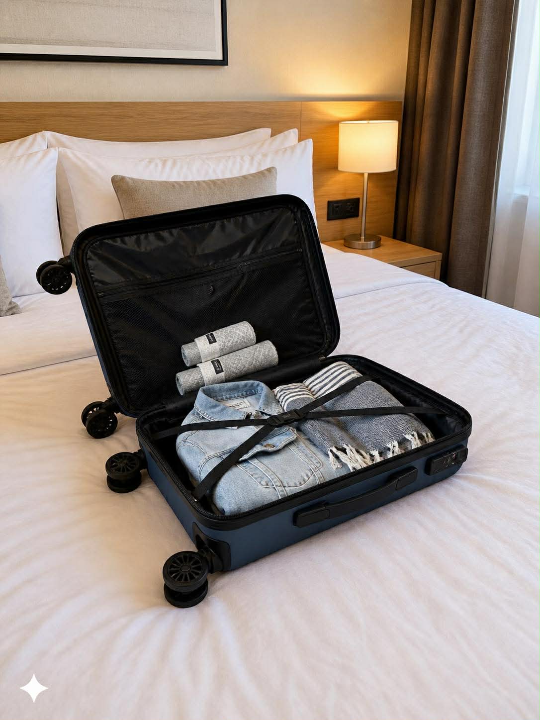 Koffert Trolley - Dark blue