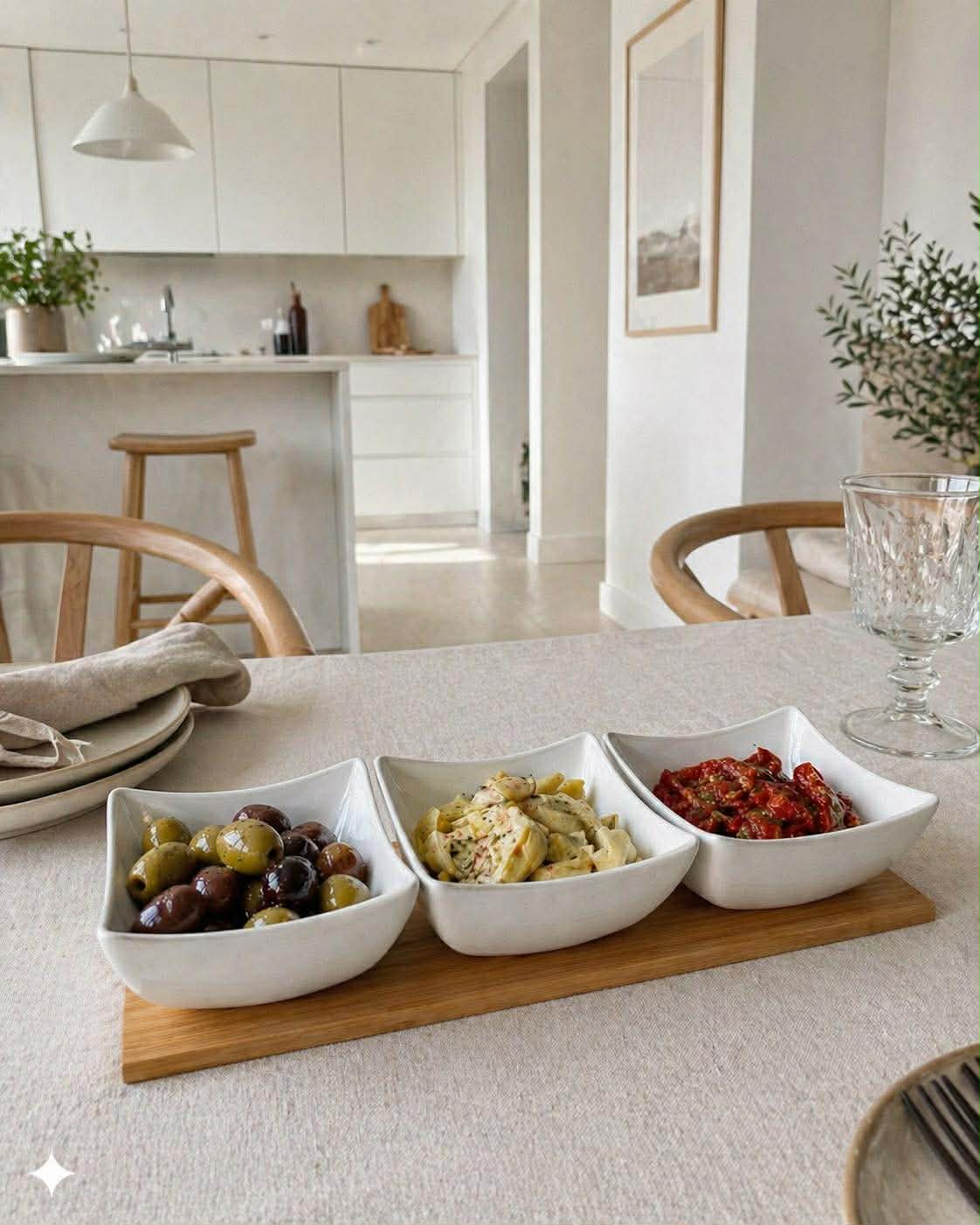 Tapas - sett med 4 deler
