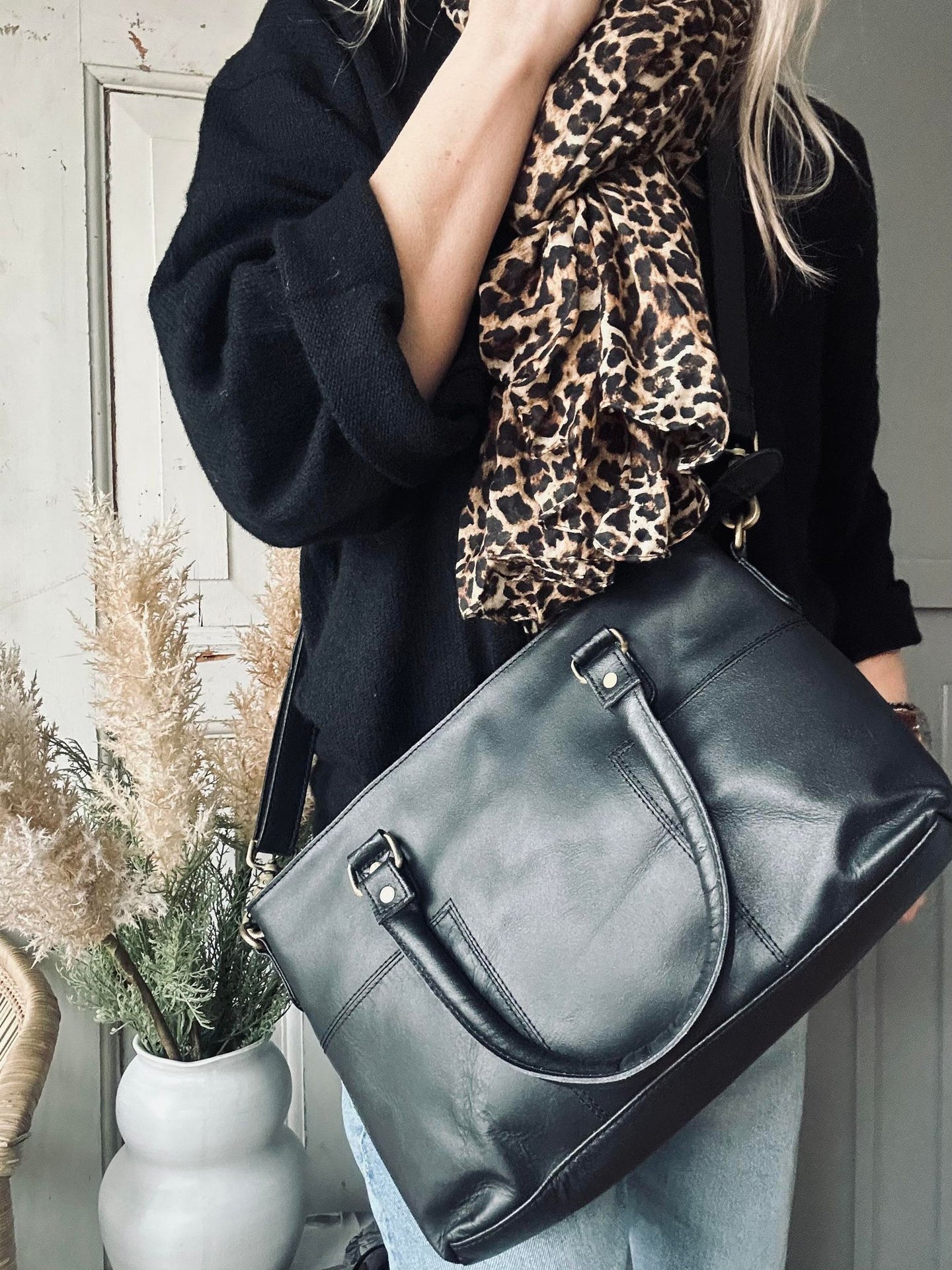 Shopper / arbeidstaske Tessa - Svart
