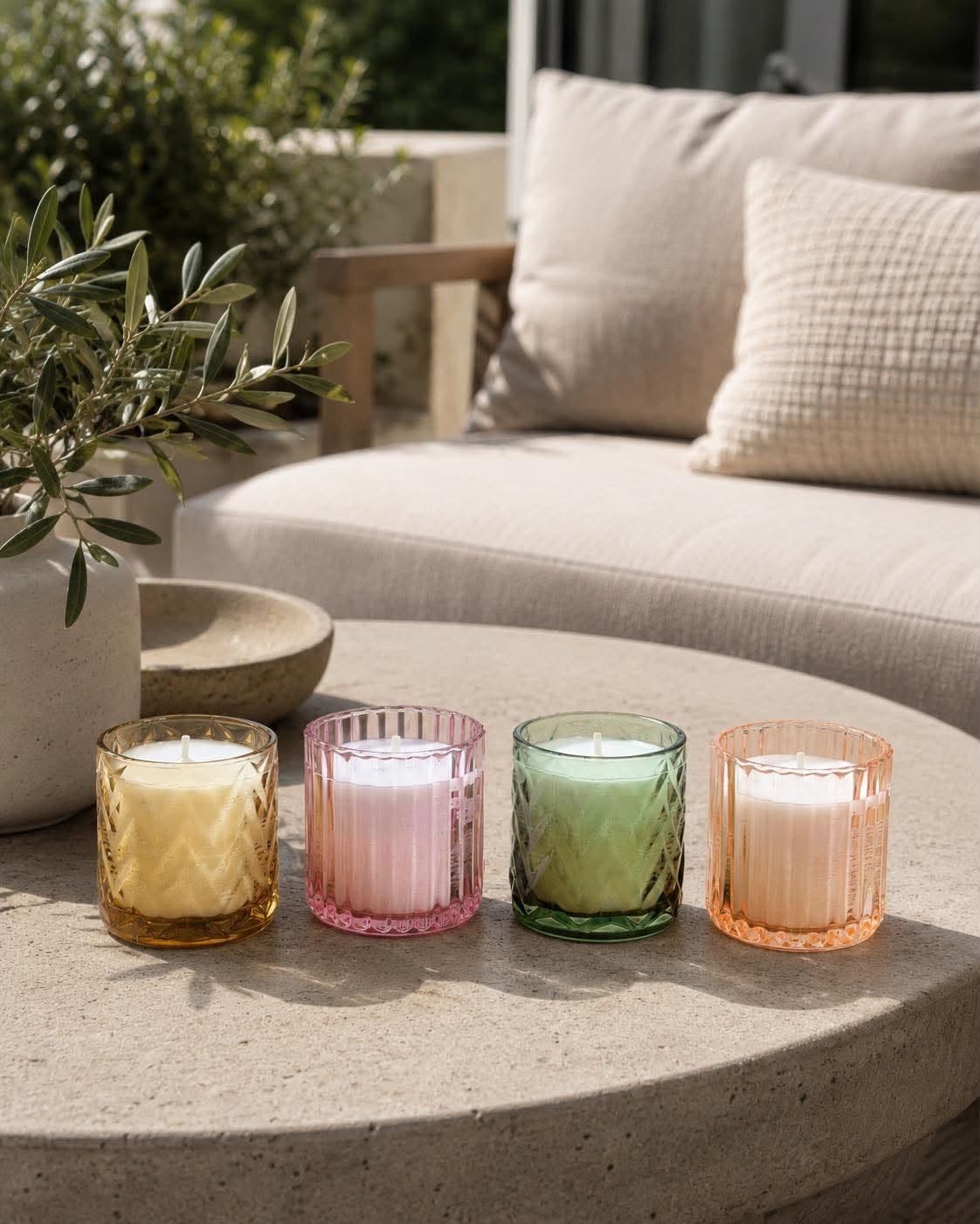 Citronella-lys i glass - Color Mix