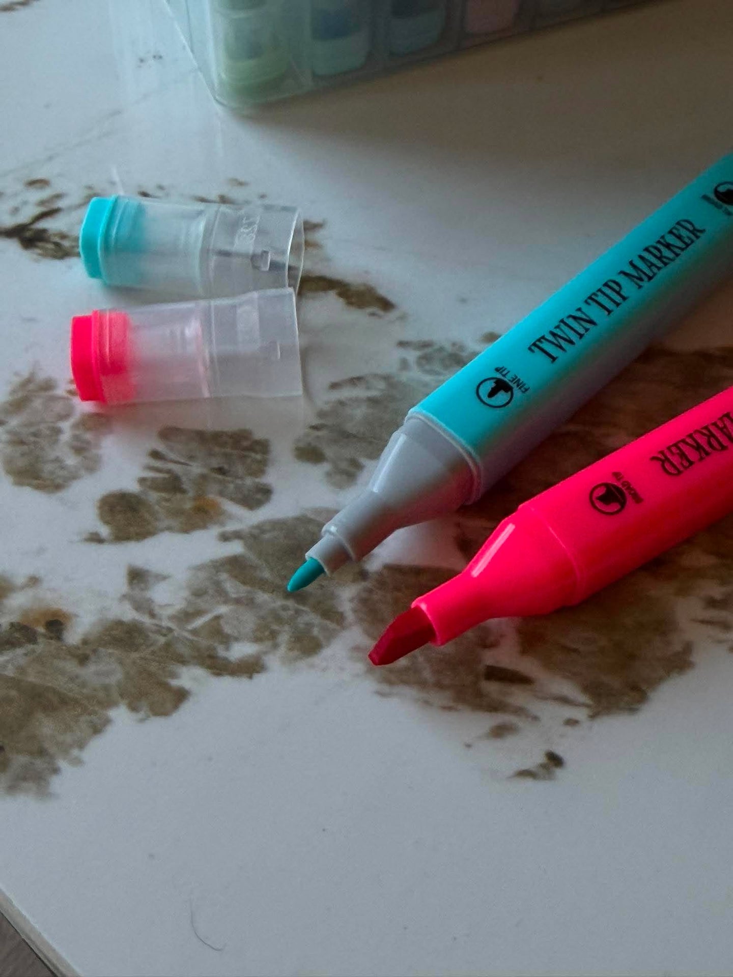 Tusser Duo pastel - Eske med 48 stk
