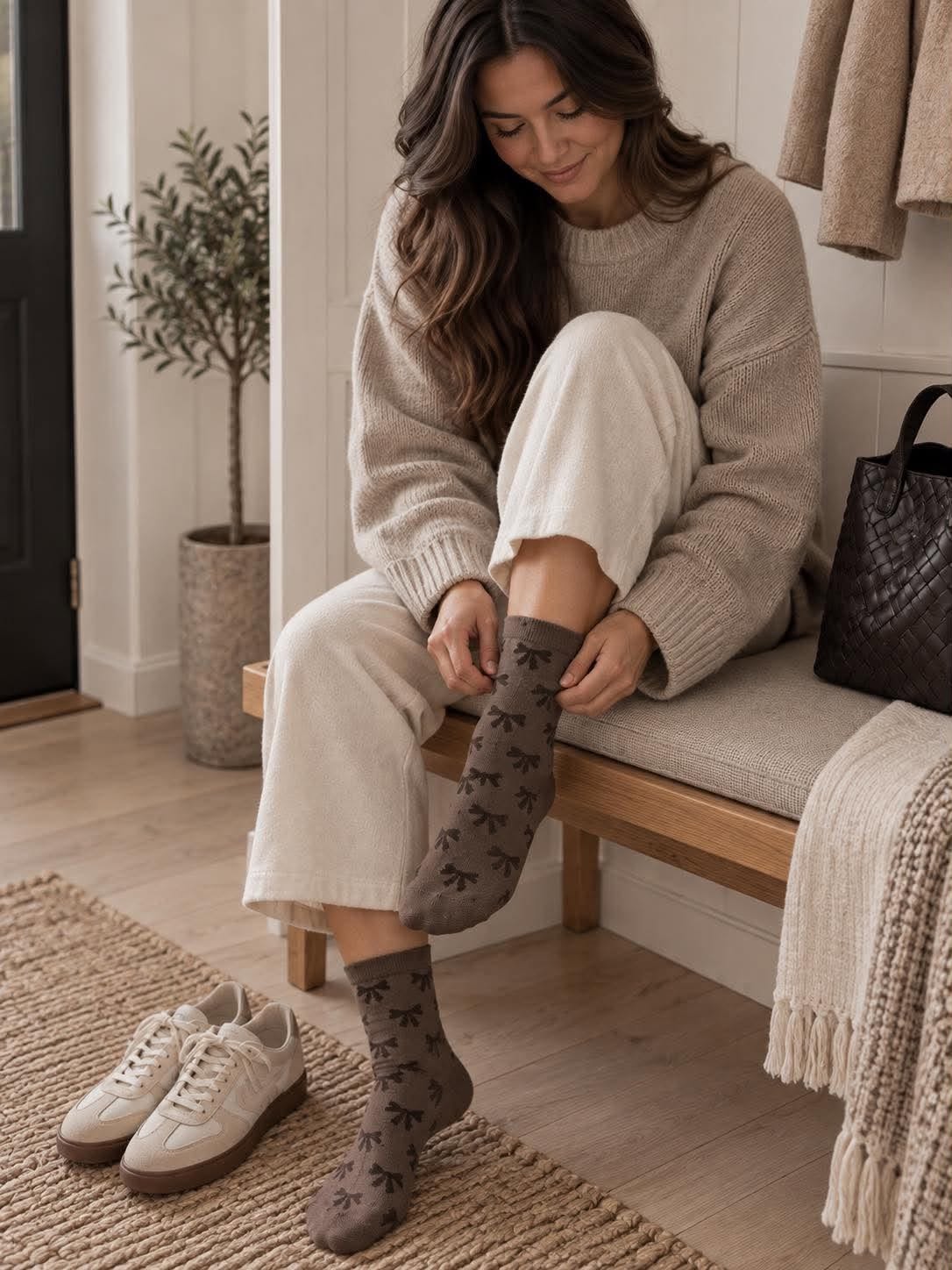 Sokker sløyfer 37-41