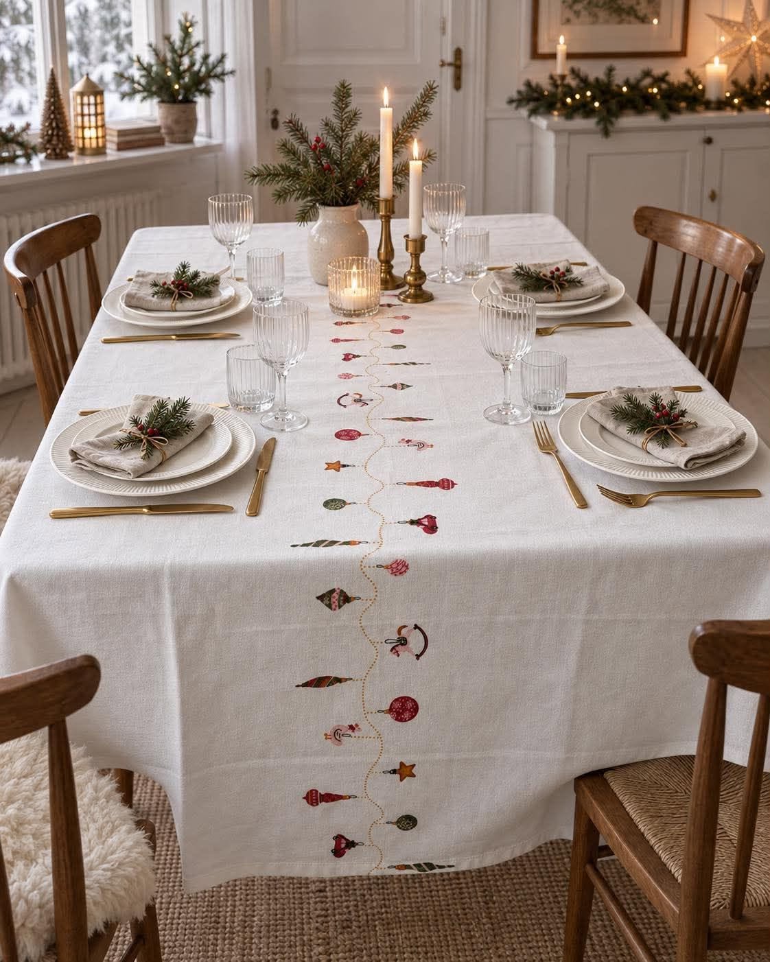 Duk JUL - flere størrelser