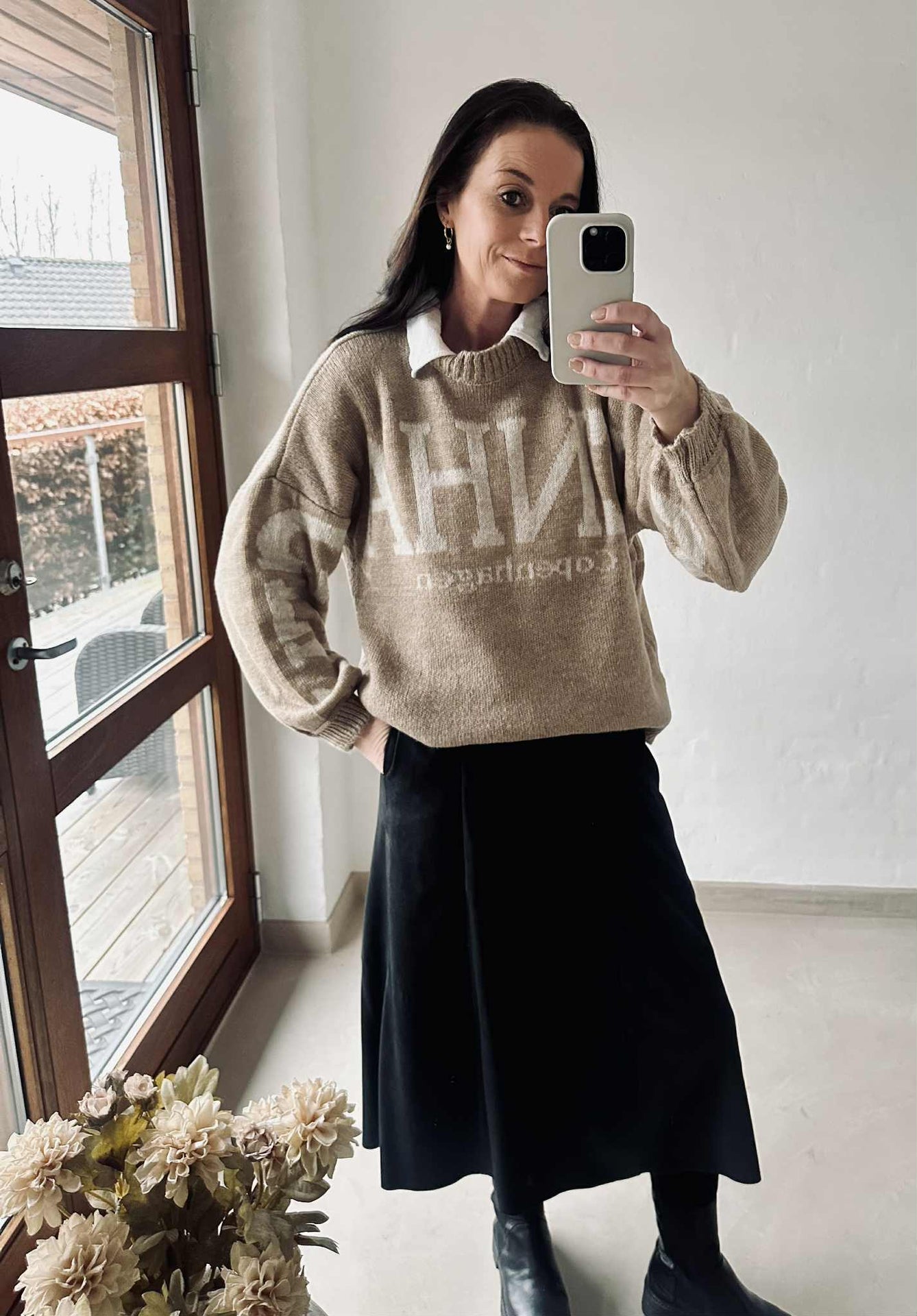 Strikk Aria Copenhagen - Fango / beige