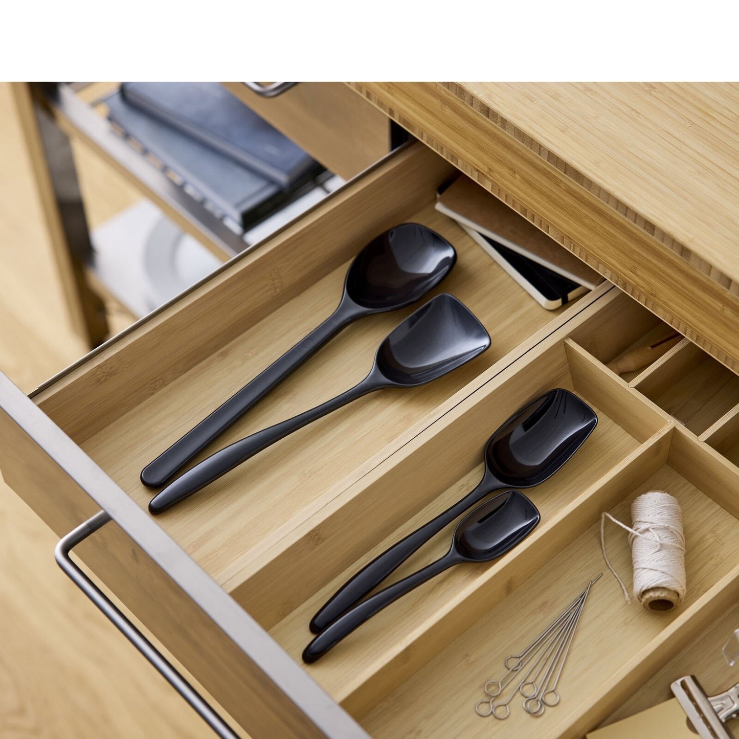 Gryteskje-sett - Dansk Designklassiker - 4 Deler - Karbonsvart