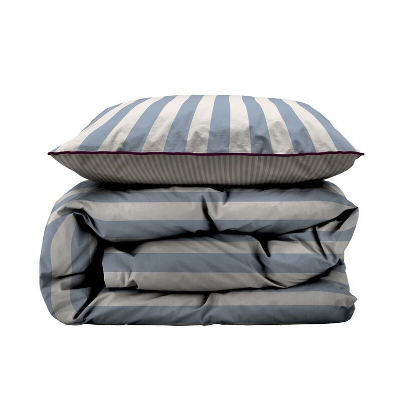 Sengetøysett, 2 sett - Södahl - 140x220 cm - Parallel Linen Blue