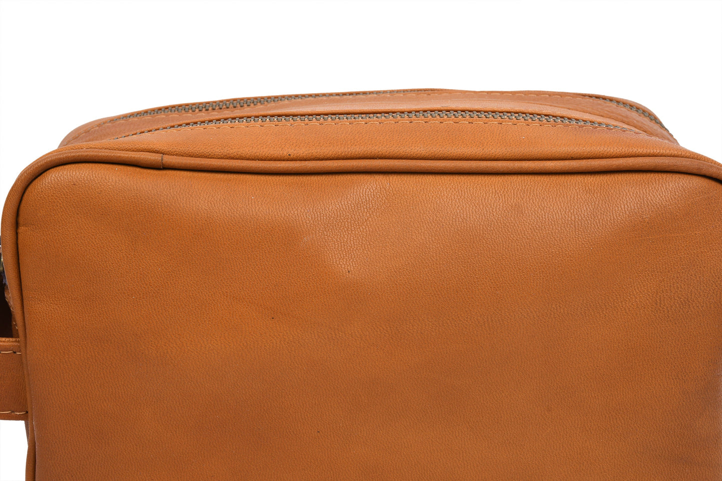 Dobbelt toalettveske Faust - Cognac