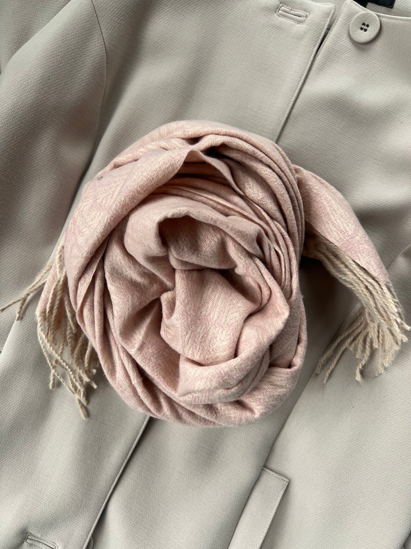 Skjerf Helena - Blush Pink