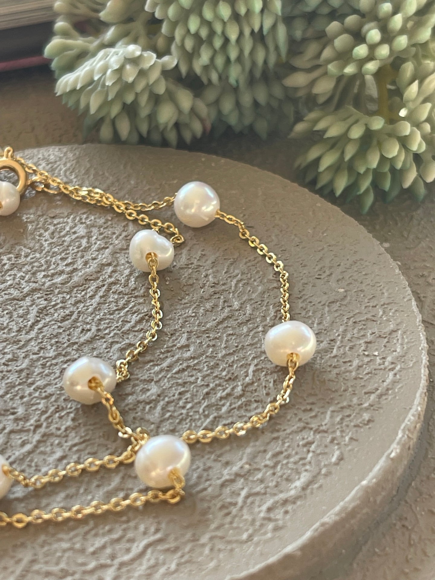 Gry-kjede - med ferskvannsperler