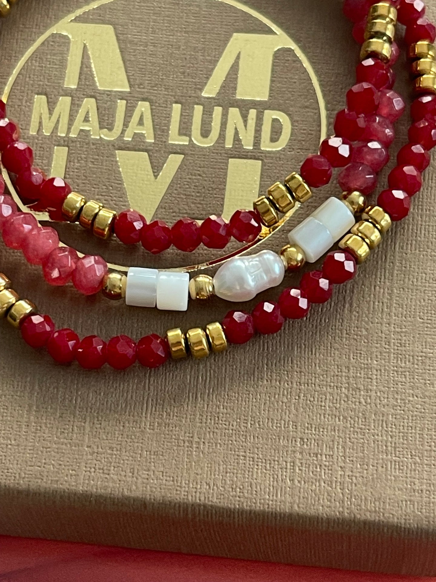 Armbånd Sarabella Berry – Sett med 3 stk