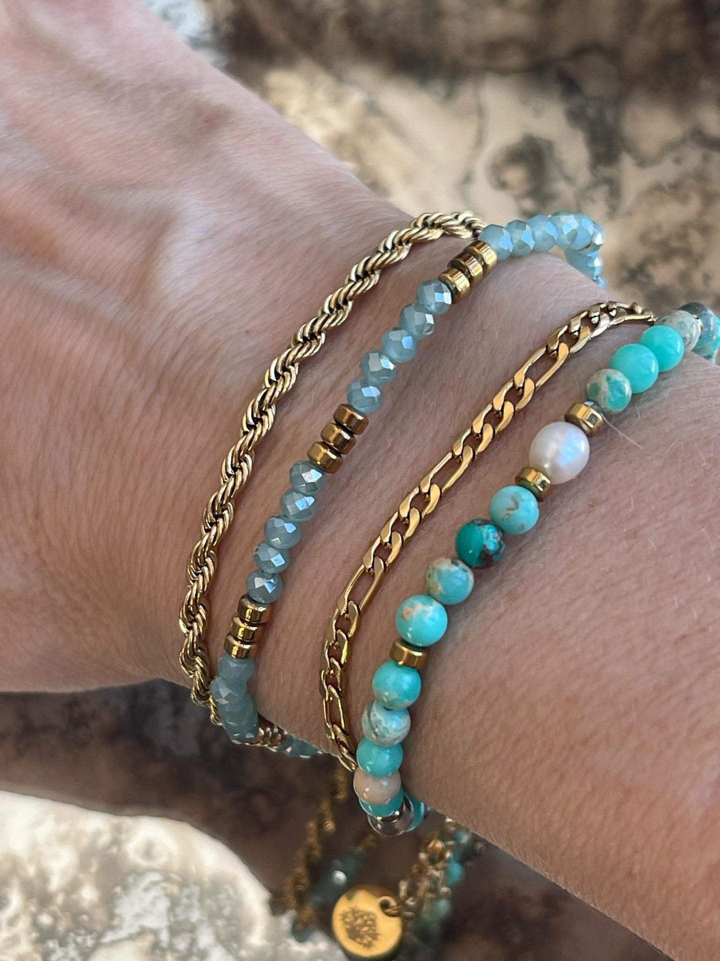 Armbånd Erika - Sett med 4 armbånd