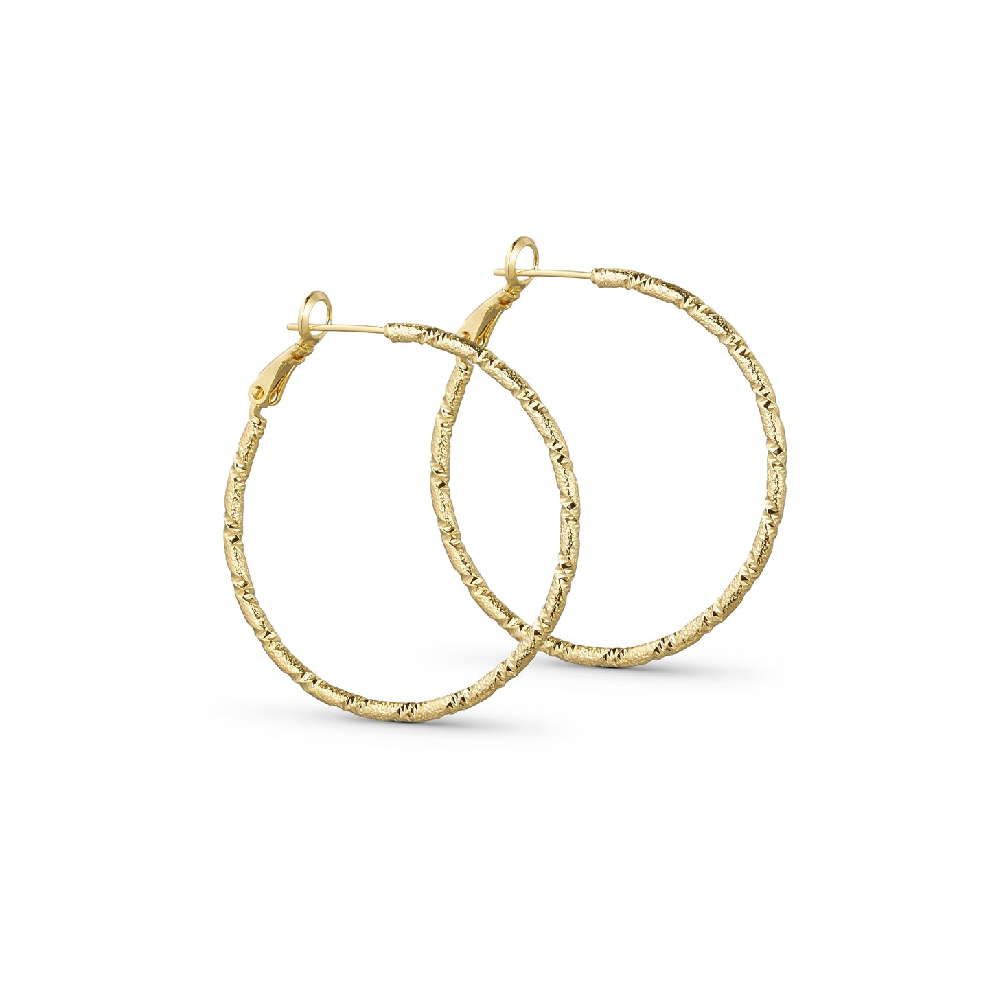 Øreringer ISADORA Hoops 18K forgylt