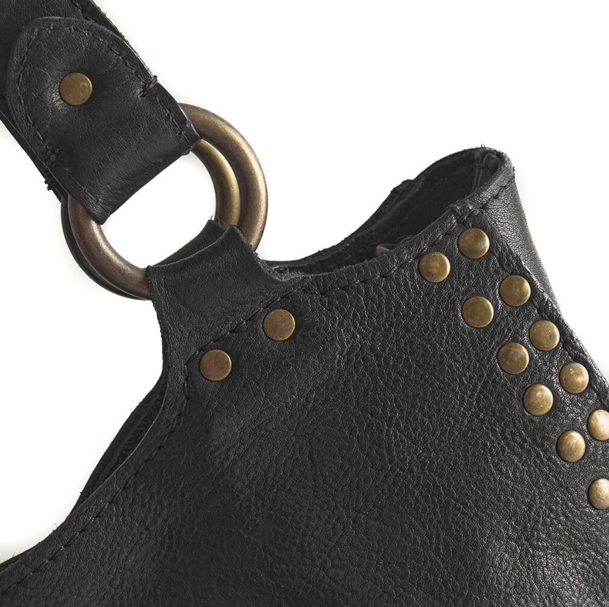 Arbeidsveske med nitter - Black