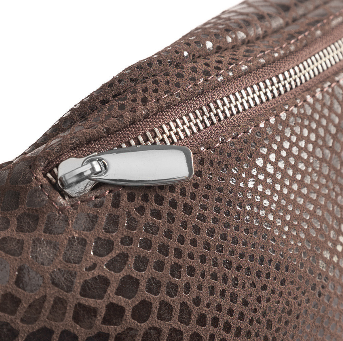 Bumbag Aura Brun Croco
