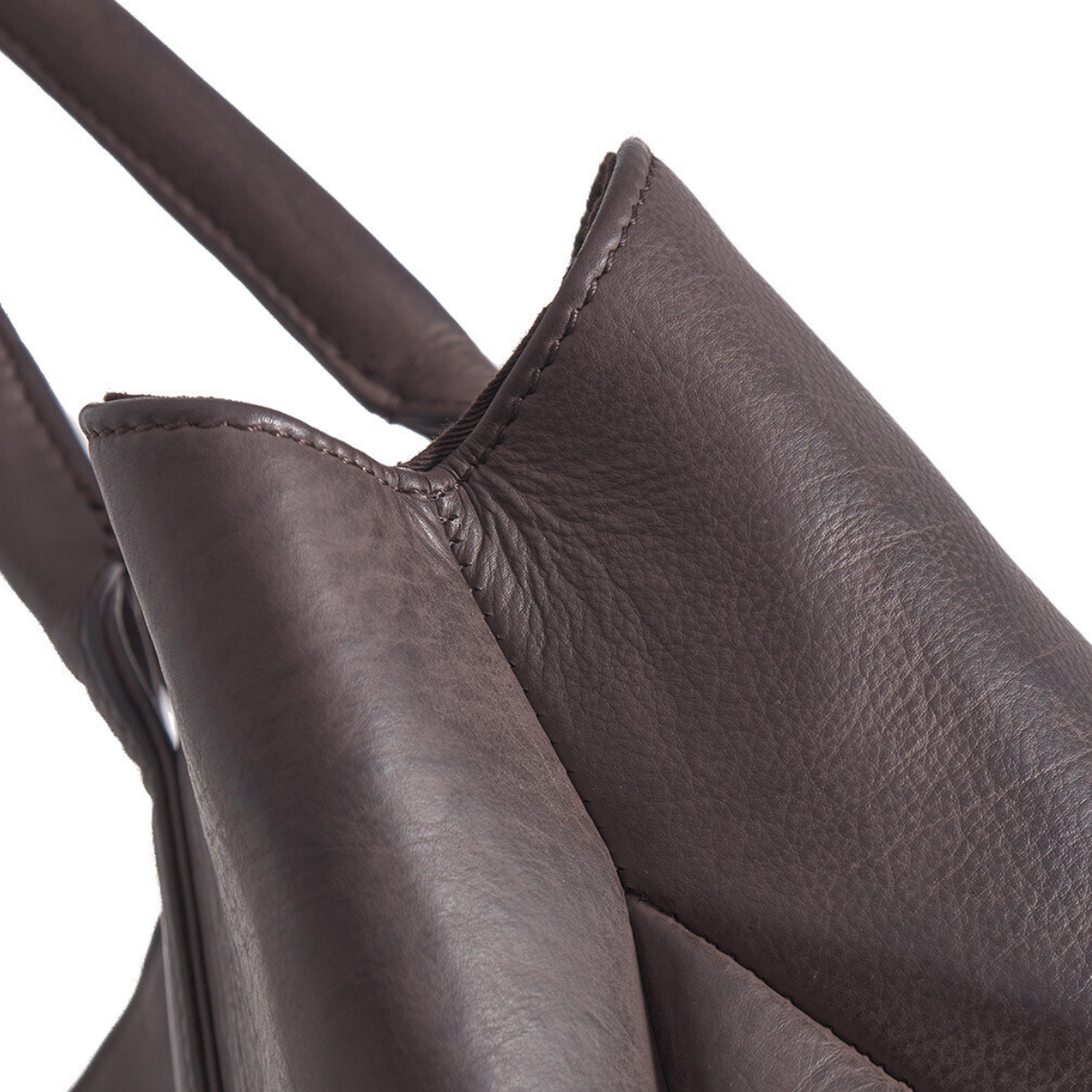 Arbeidstaske / shopper Brown – Soft leather