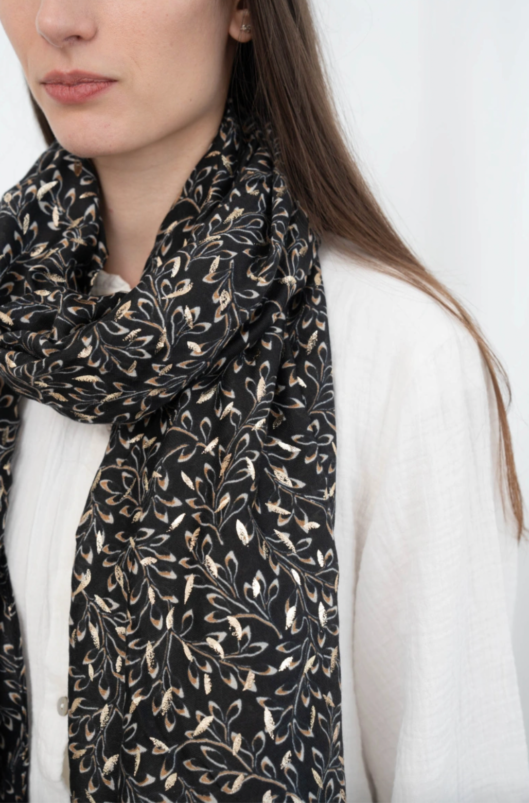 Skjerf Black / gold