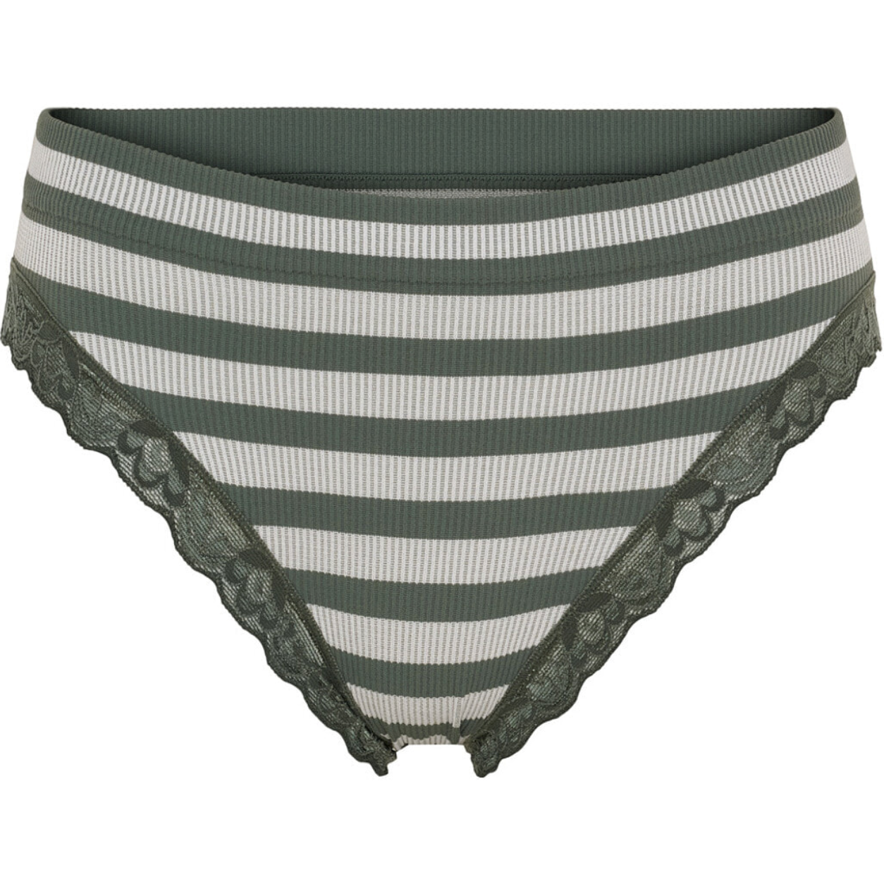 Truser ISA stripe rib - Oliven