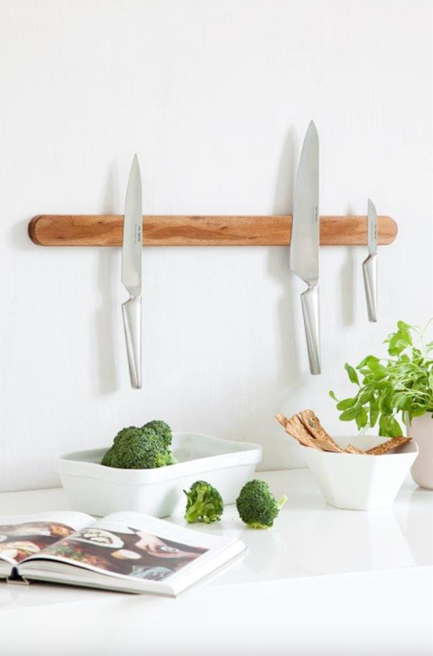Magnetisk knivholder - Eik 59 cm