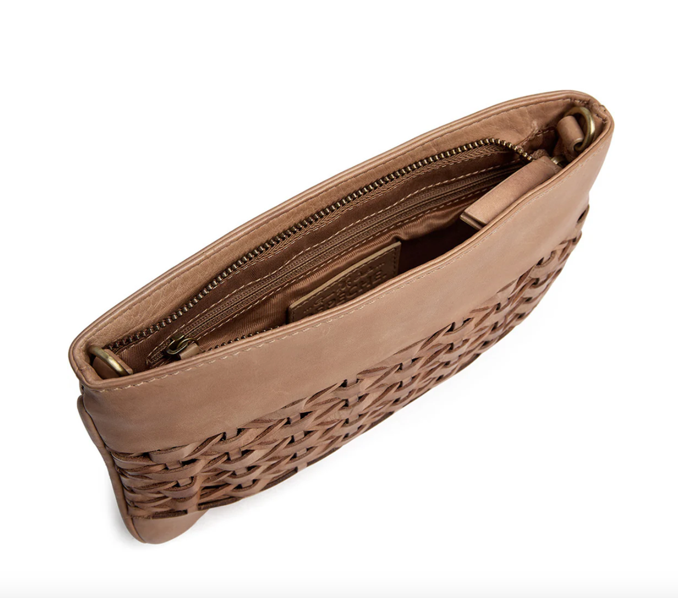 Clutch Lux Håndlaget - Kamel
