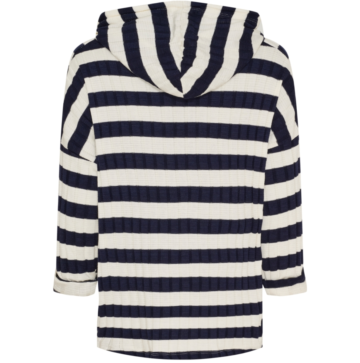 Bluse med hette - Navy