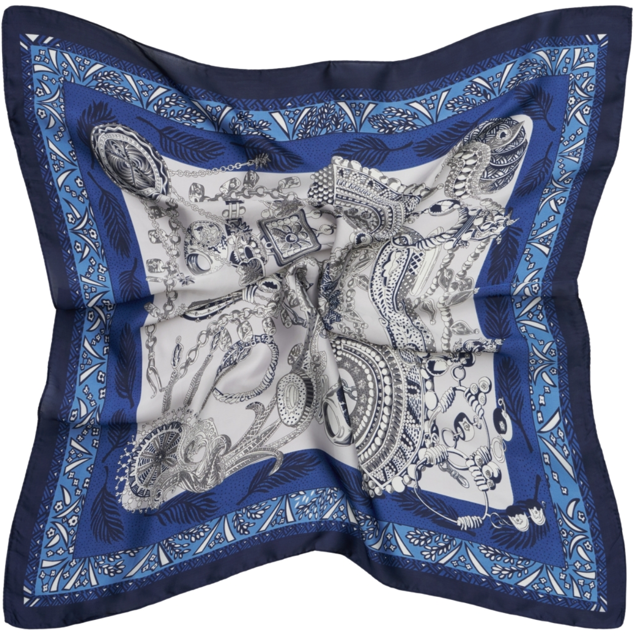 Skjerf Blue spring