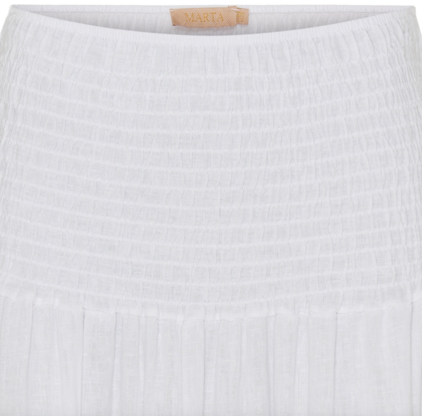 Skjørt Linmix - Solid white