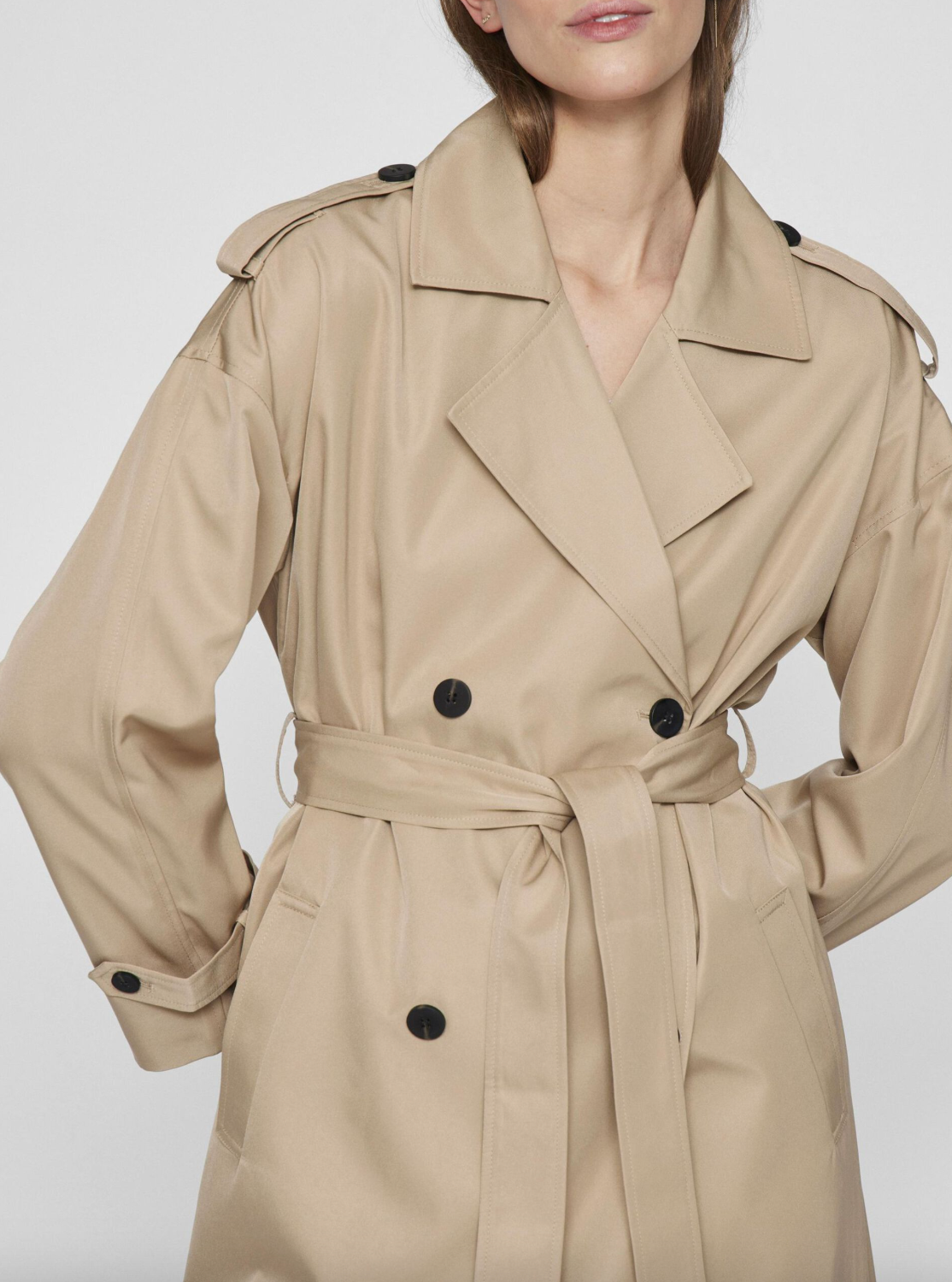 Lang trenchcoat - Savannah Tan