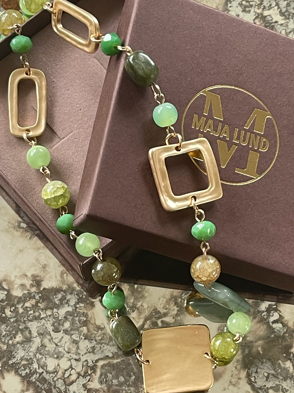 Halskjede Juliette Emerald