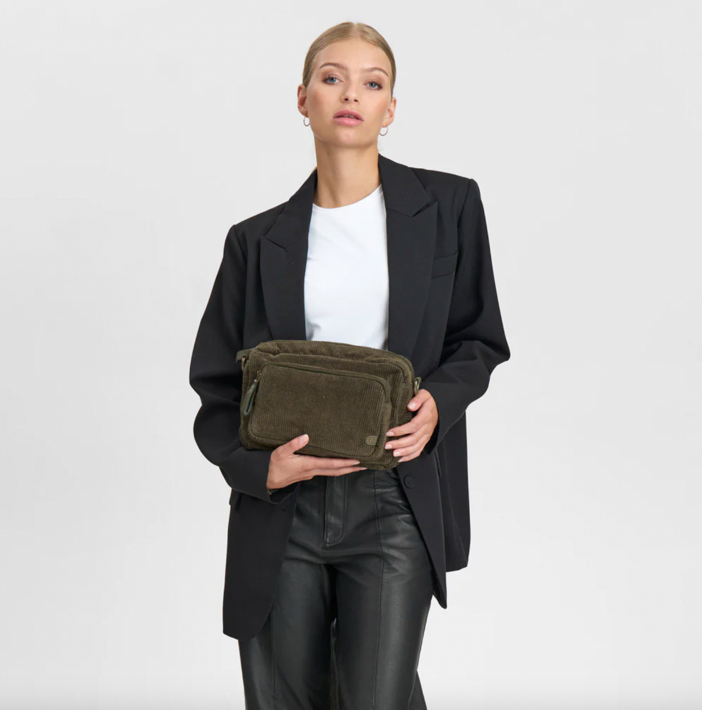 Crossbody Army fløyel