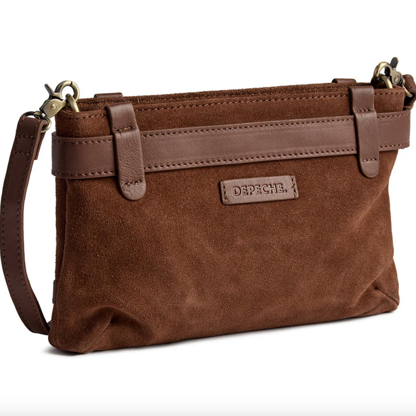 Clutch ruskinn - Cognac