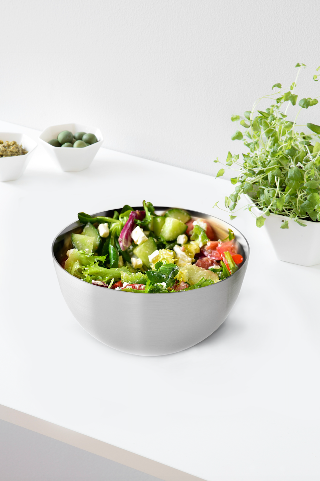 Salatskål - Rustfritt stål