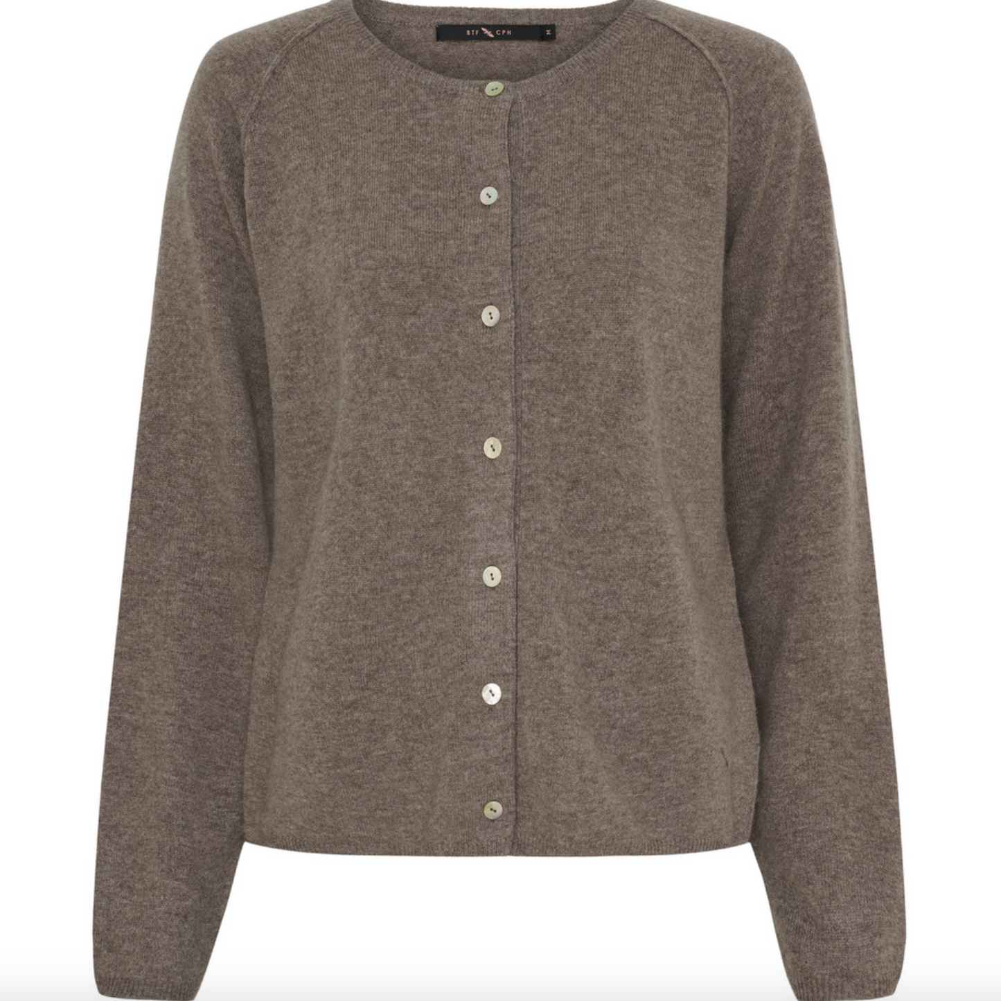 Cardigan Cashmere - Brown Melange