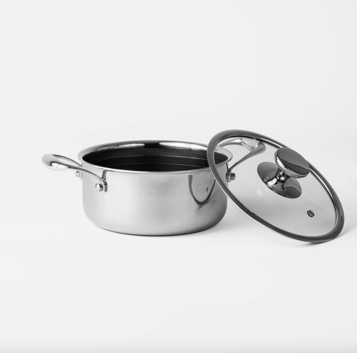 Hybrid kasserolle med lokk Ø28cm